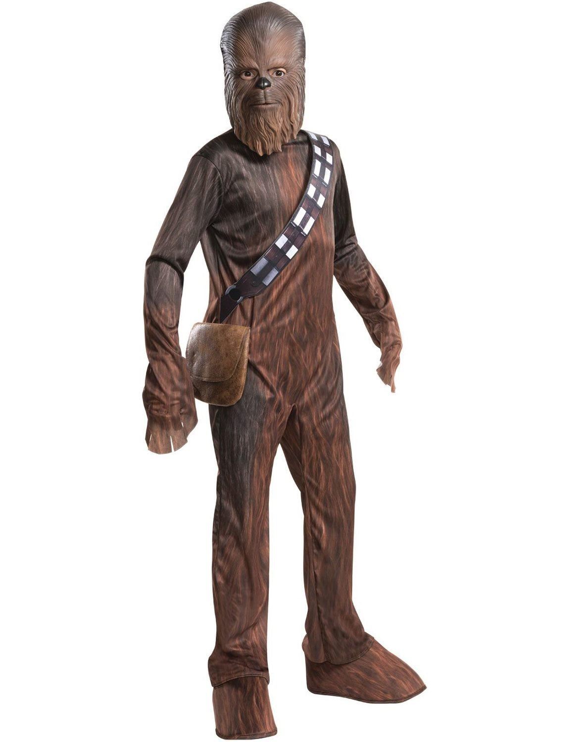 Boys Star Wars Force Awakens Episode 7 Chewbacca Wookie Fancy Dress Costume - Picture 3 of 4