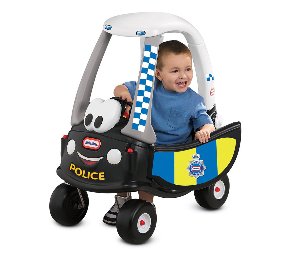 little tikes cozy coupe police car