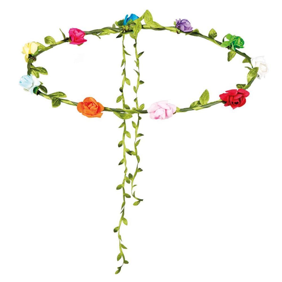 Boland Hippie Flower Headband Women's Fancy Dress
