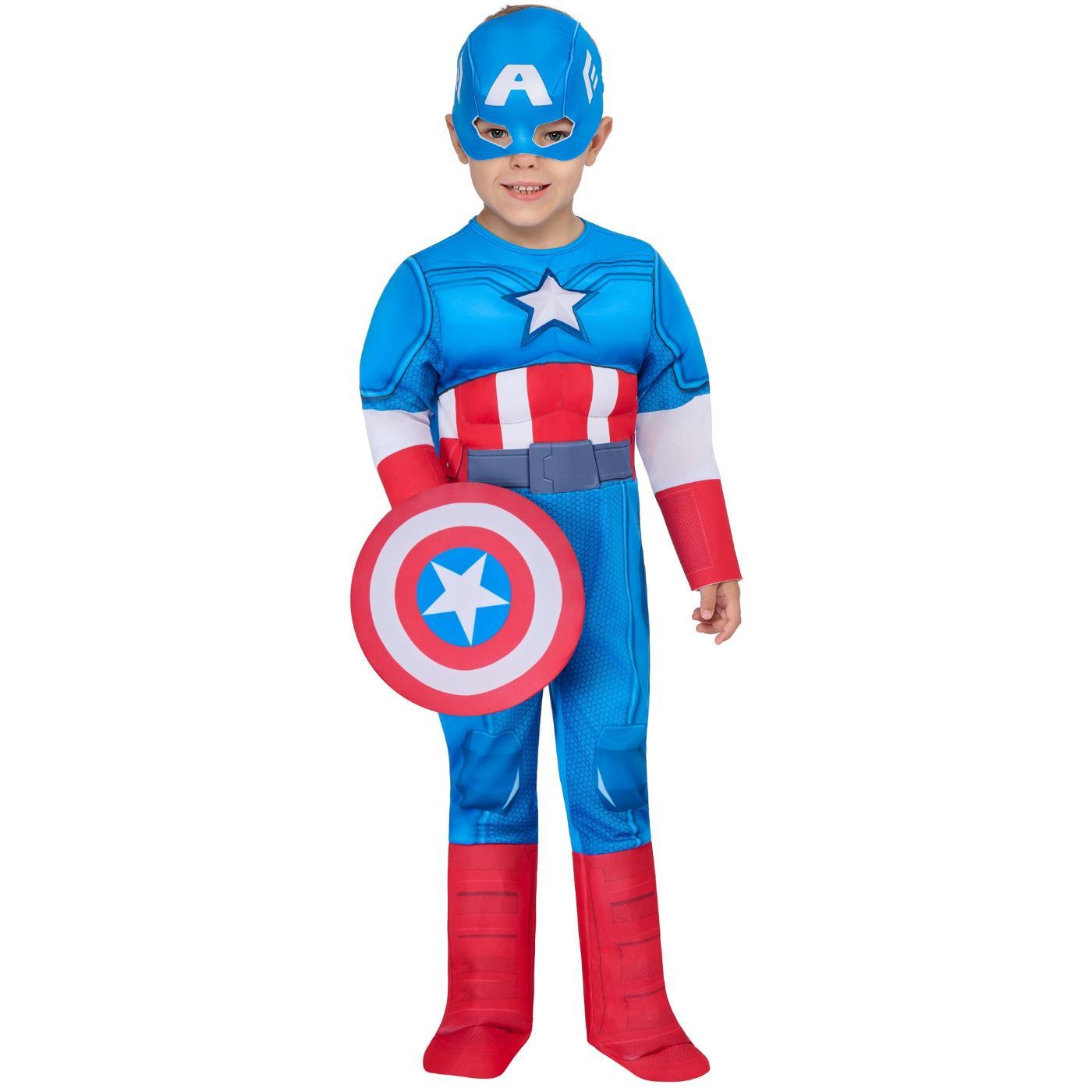 Rubies - Captain America Deluxe Costume - Boys