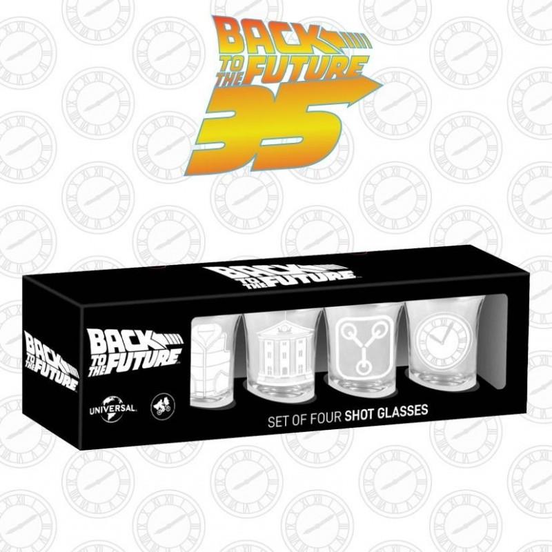 Movie Shot Glasses Officially Licensed Film Novelty Gift BTTF/Jaws/Jurassic Park - Picture 3 of 10