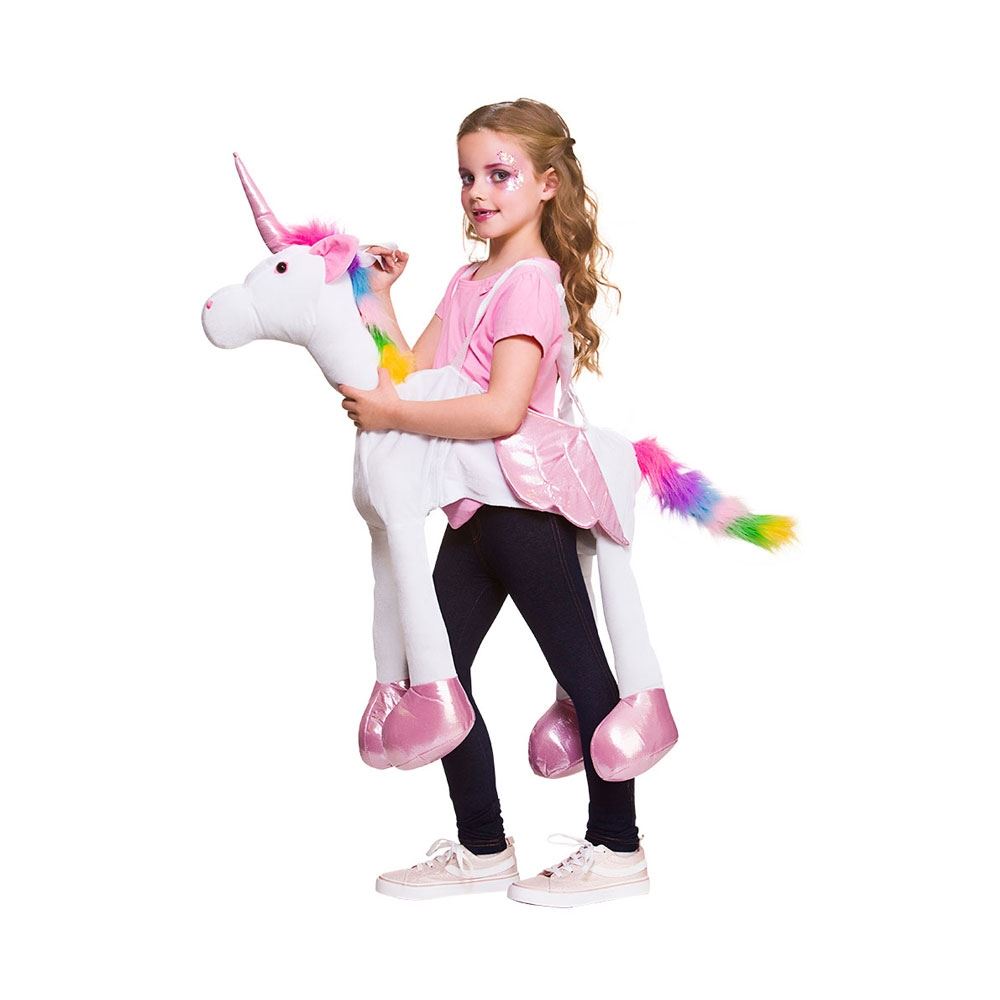 Child Ride On Unicorn Costume Fantasy Boys Girls Fancy Dress Outfit eBay
