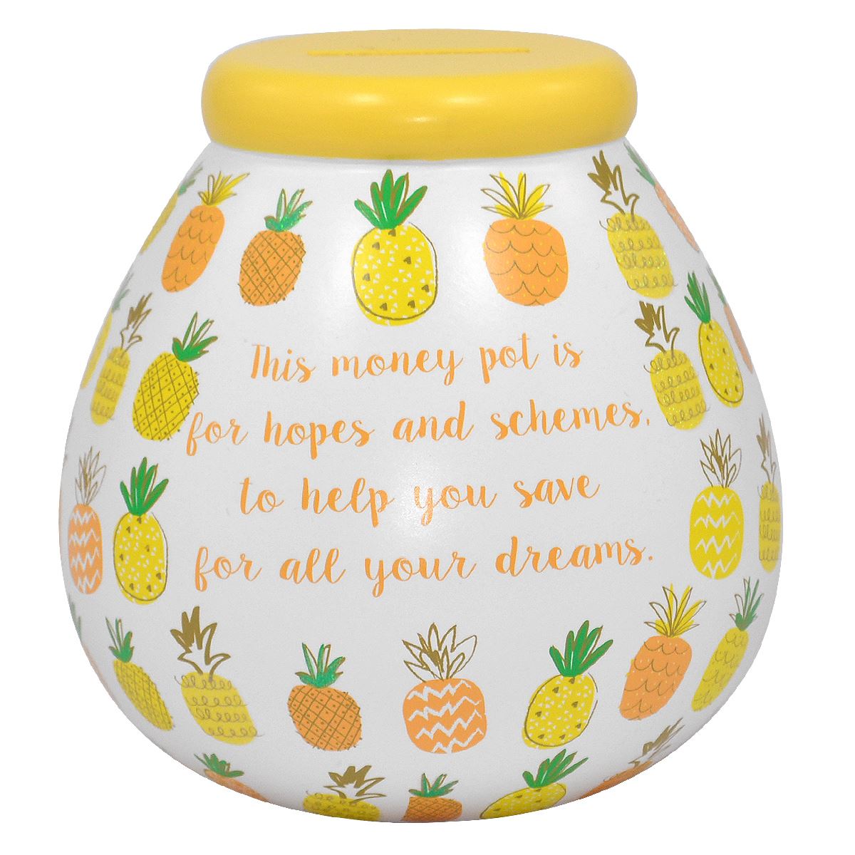 Pot Of Dreams Ceramic Money Box Pots Savings Fund Save Coins Piggy Bank