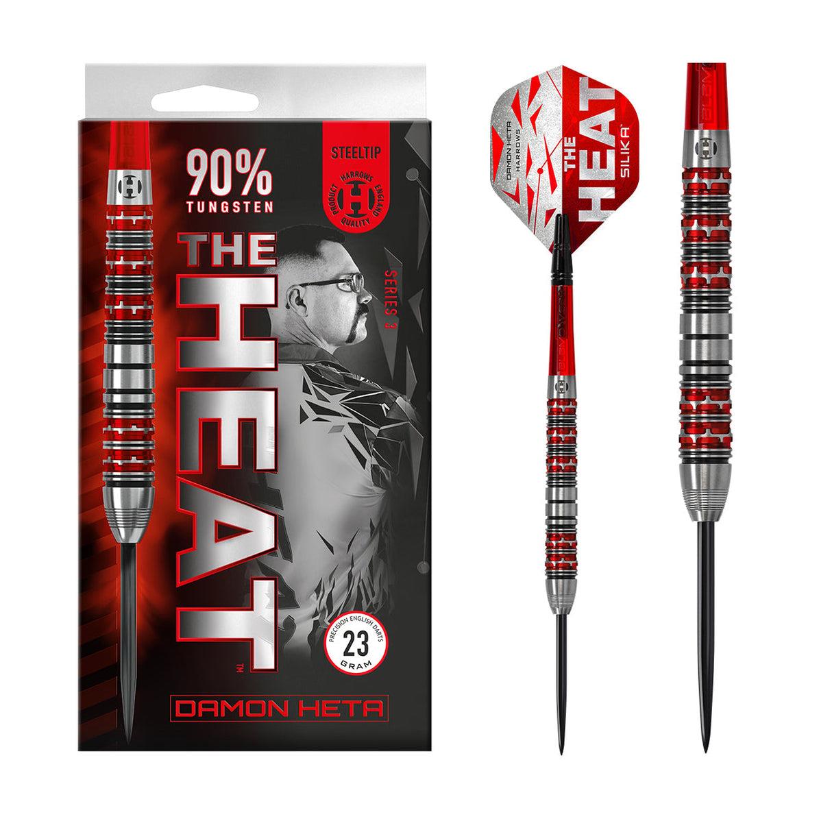 Harrows Damon Heta Series 3 90% Tungsten Steel Tip Darts - Picture 4 of 5