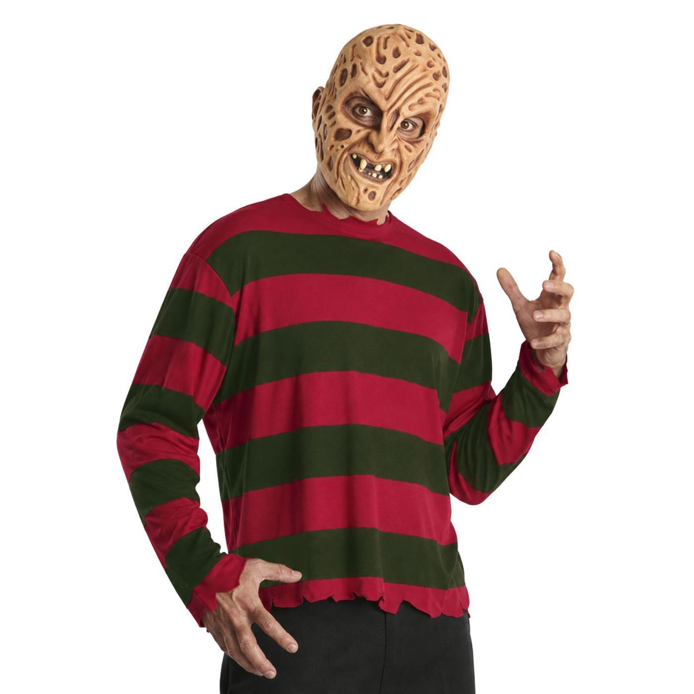 Rubies - Freddy Krueger Mask & Shirt Set - Men