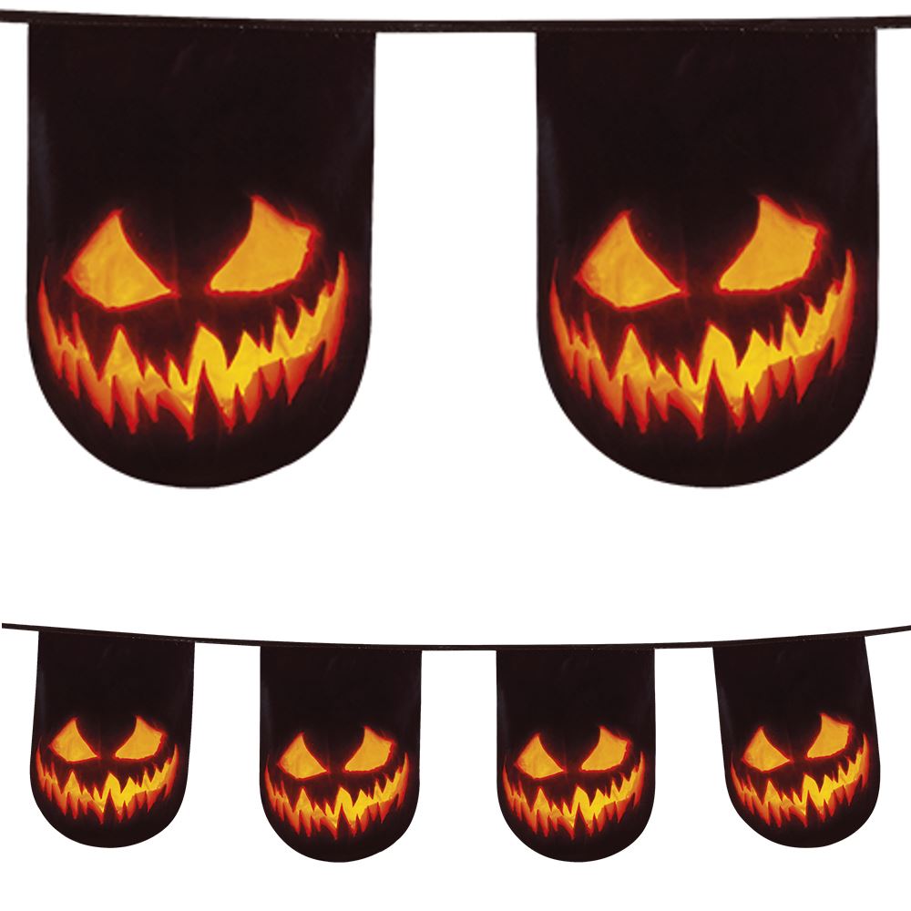Boland Creepy Pumpkin Halloween Tableware & Party Decorations - Picture 10 of 19