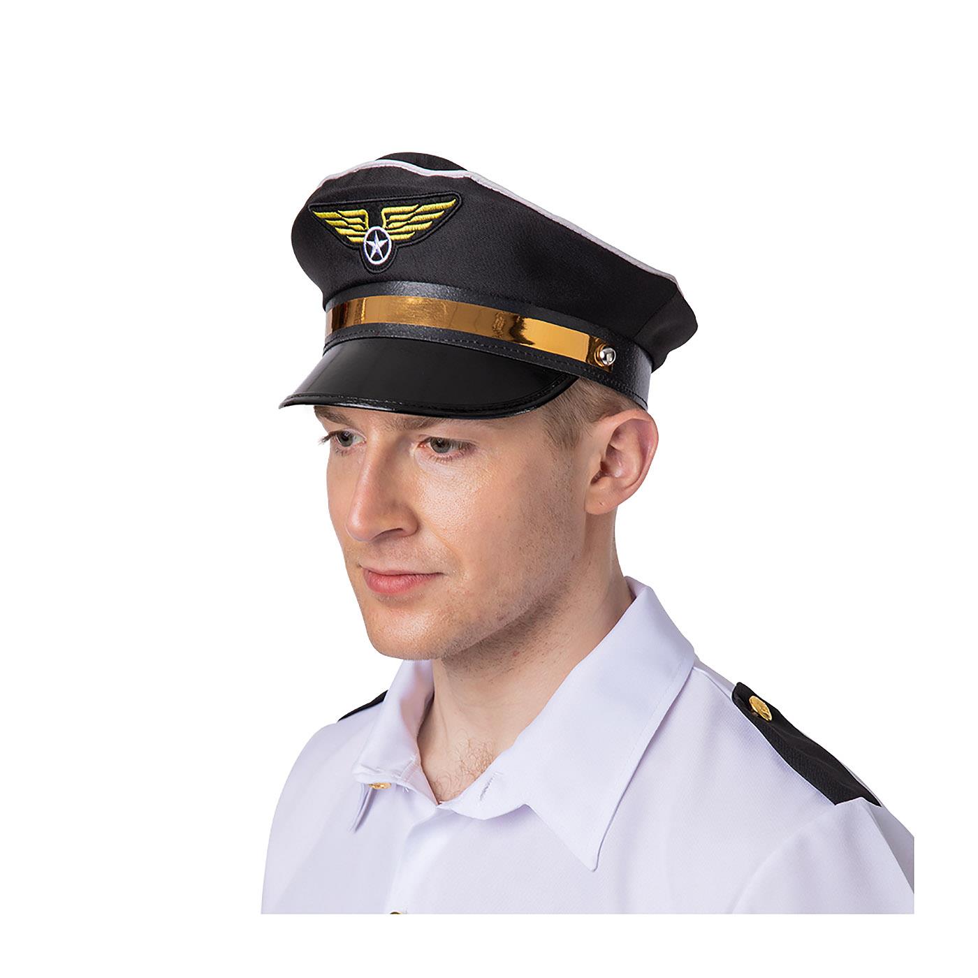 Wicked Costumes - Airline Pilot Cap - Adult - Picture 6 of 6