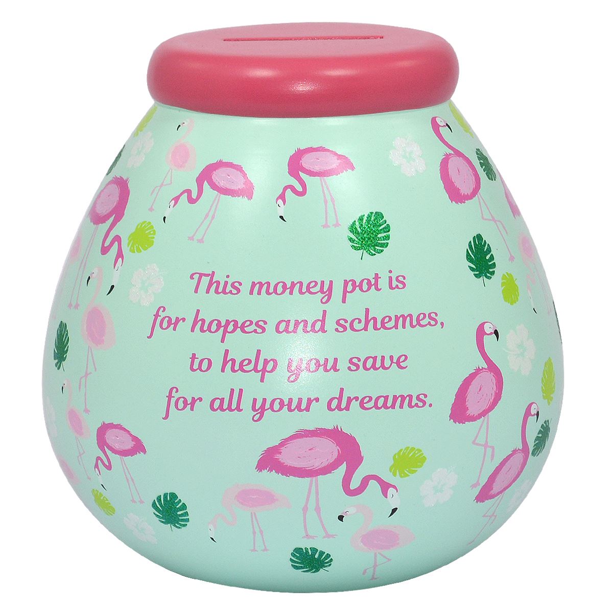 Pot Of Dreams Ceramic Money Box Pots Savings Fund Save Coins Piggy Bank