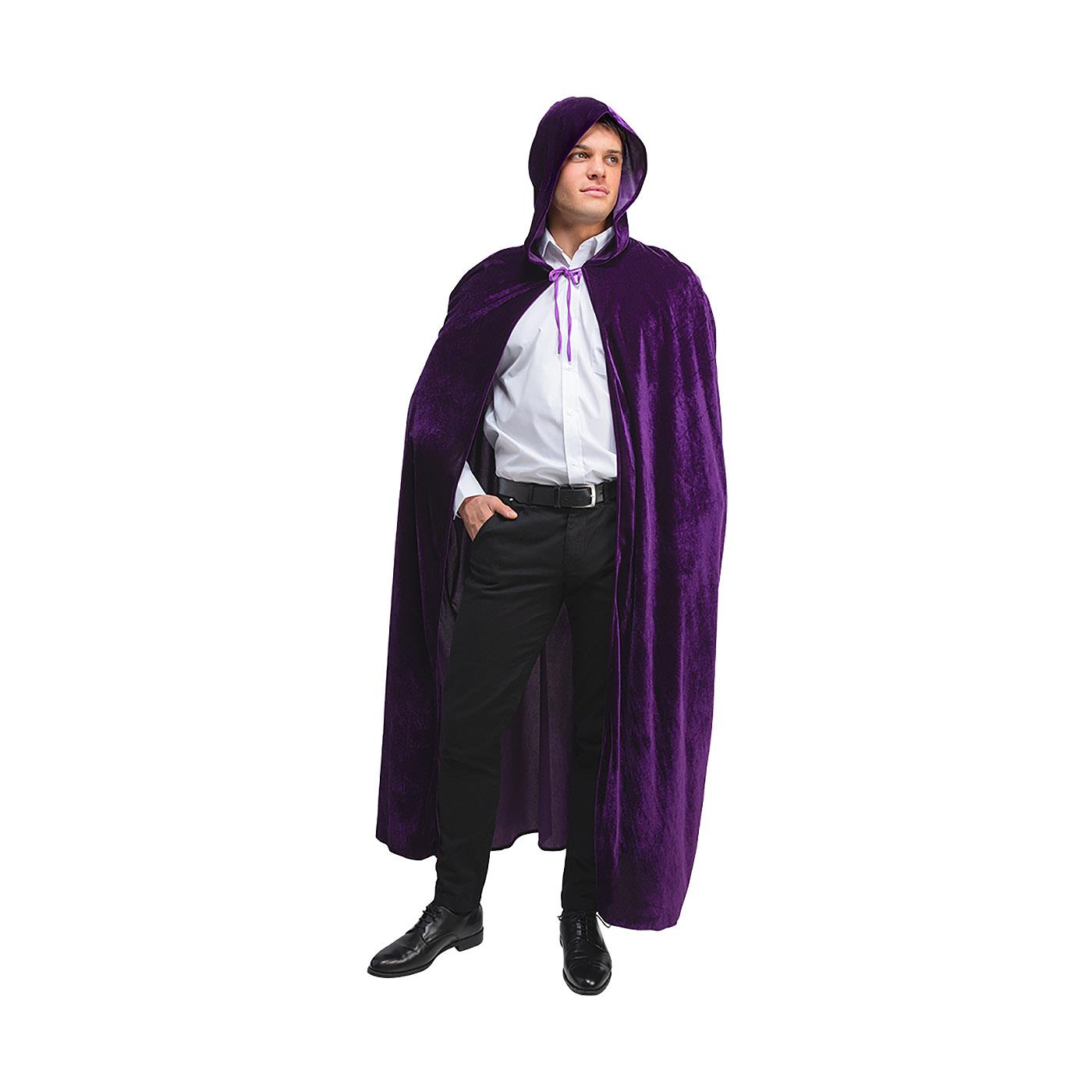 Wicked Costumes - Velvet Hooded Cloak - Adult - Picture 11 of 11