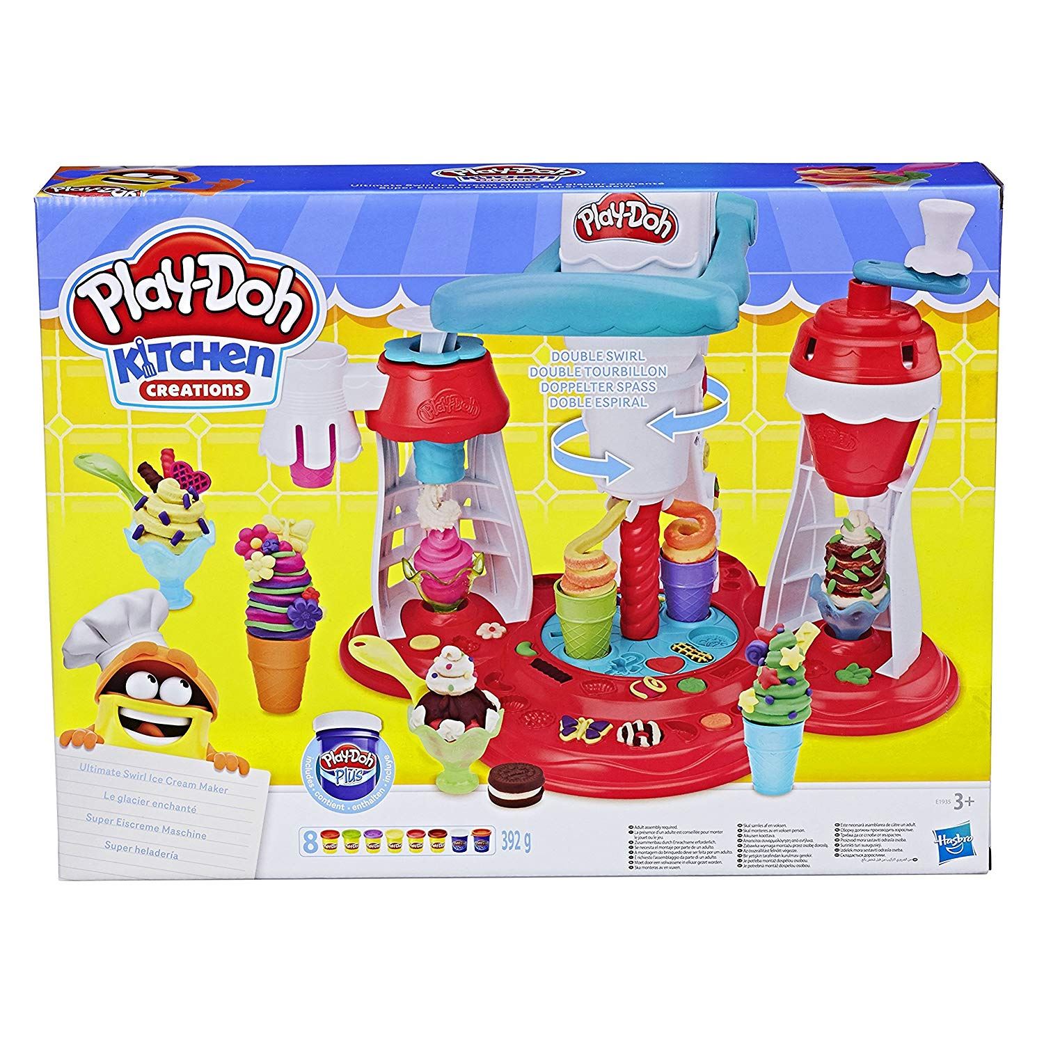 PlayDoh The Ultimate Swirl Ice Cream Maker Playset 5010993510832 eBay