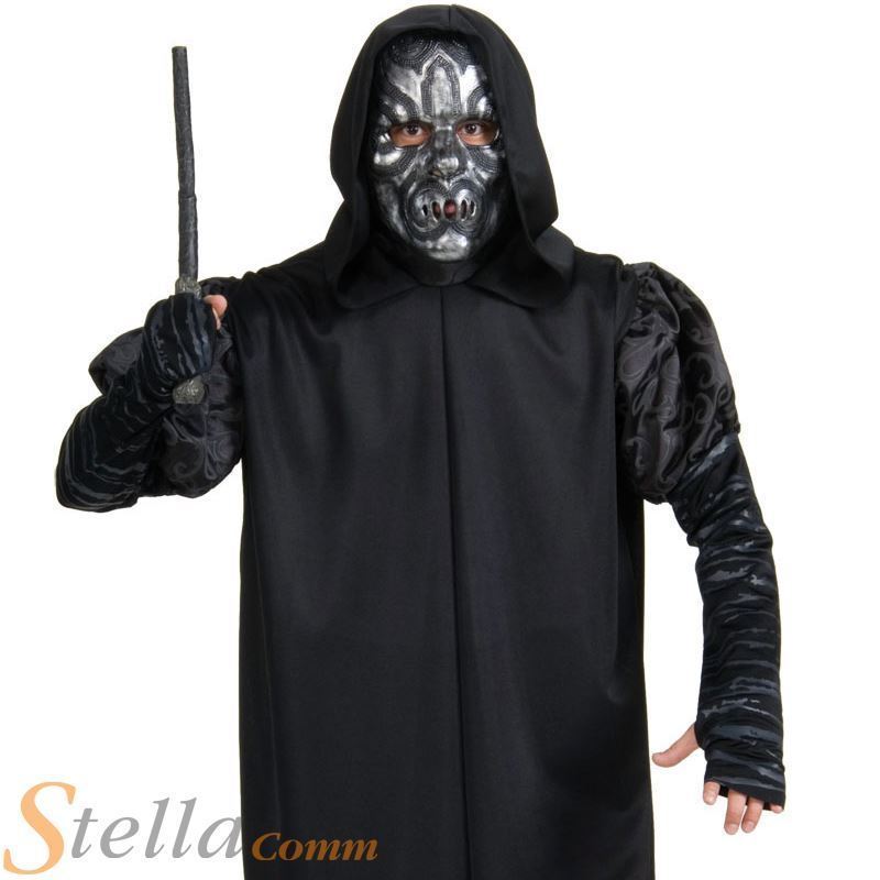 Adult Death Eater Harry Potter Halloween Fancy Dress Costume Adult