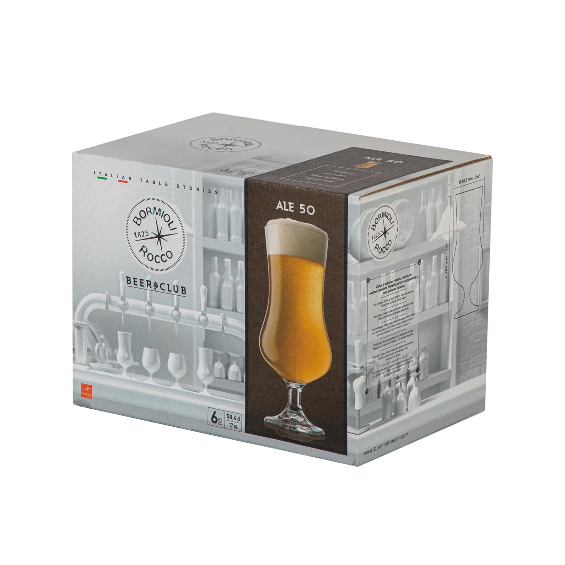 Craft Beer Ale Drinking Glasses Stemmed Cup Cider Lager Glassware 500ml - Picture 15 of 15