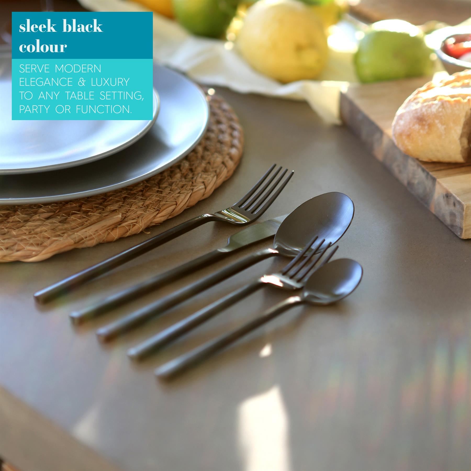 Stainless Steel Dinner Forks 19.5cm Quality Kitchen Dining Dessert Cutlery Set - Picture 5 of 38