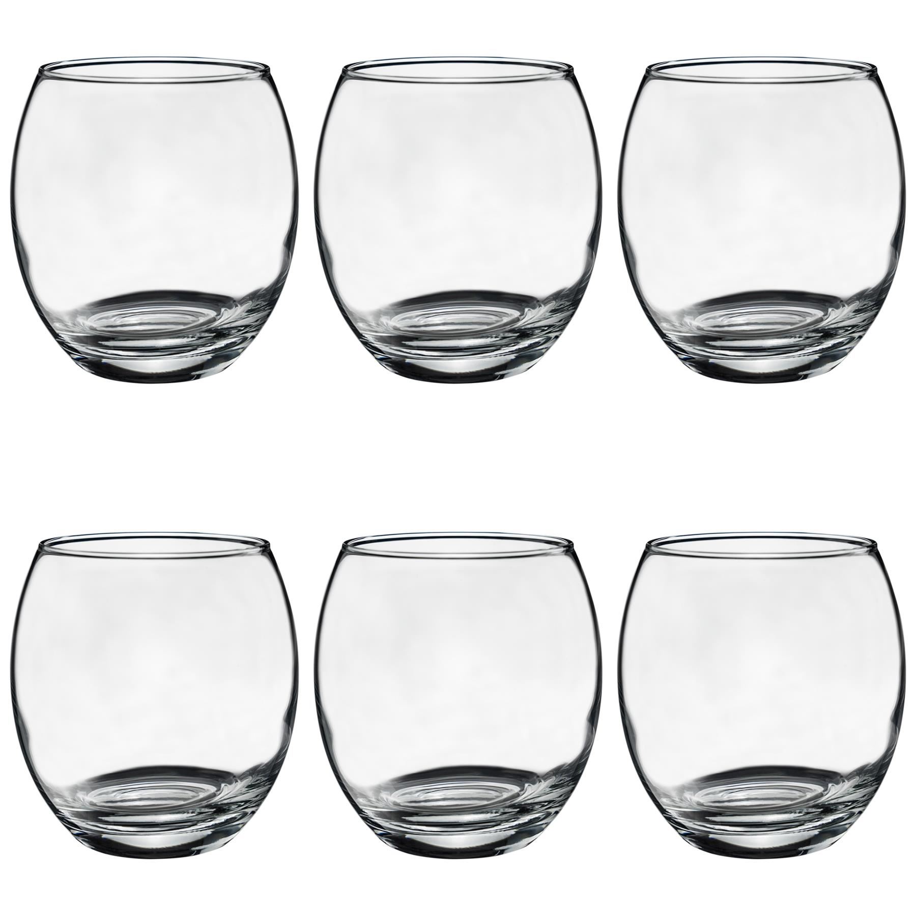 Tumbler Glasses Hi Ball Drinks Water Glass Juice Tumblers 405ml x6 eBay