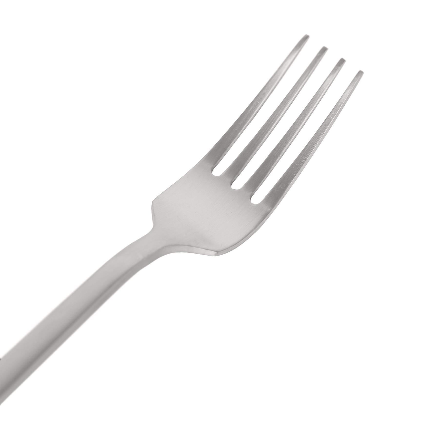 Stainless Steel Dinner Forks 19.5cm Quality Kitchen Dining Dessert Cutlery Set - Picture 36 of 38