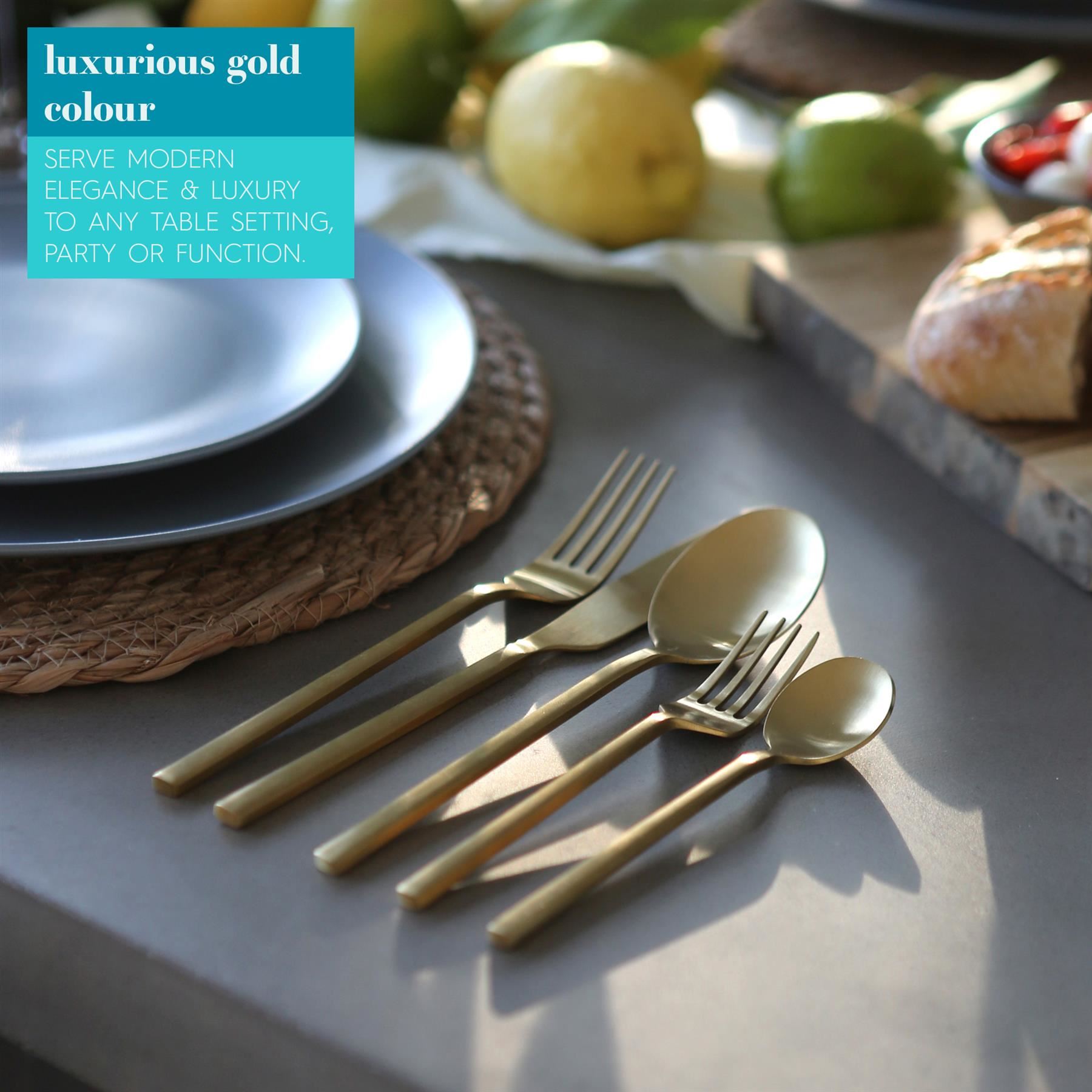 Stainless Steel Dinner Forks 19.5cm Quality Kitchen Dining Dessert Cutlery Set - Picture 23 of 38