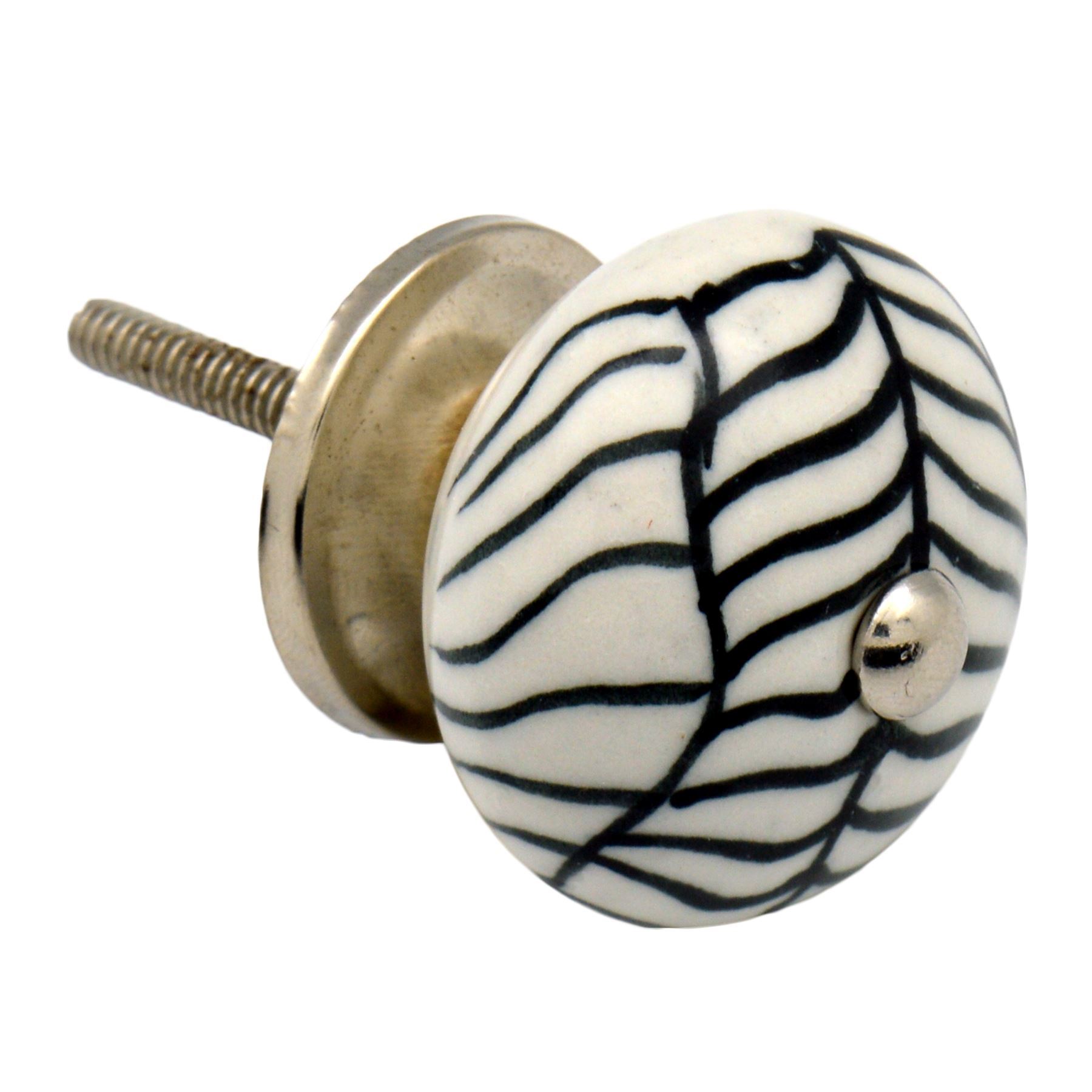 Door Knobs Ceramic Cupboard Drawer Pull Handle Floral Cabinet Knob 1/6/12/24PK - Picture 20 of 48