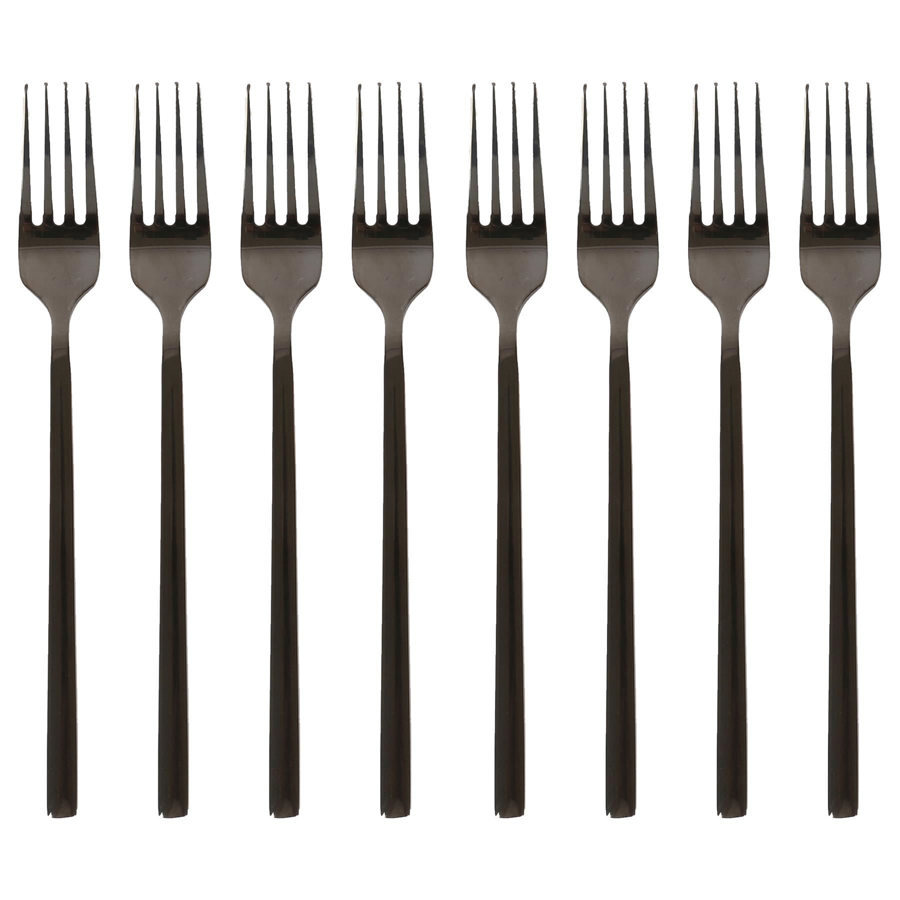 Stainless Steel Dinner Forks 19.5cm Quality Kitchen Dining Dessert Cutlery Set - Picture 11 of 38