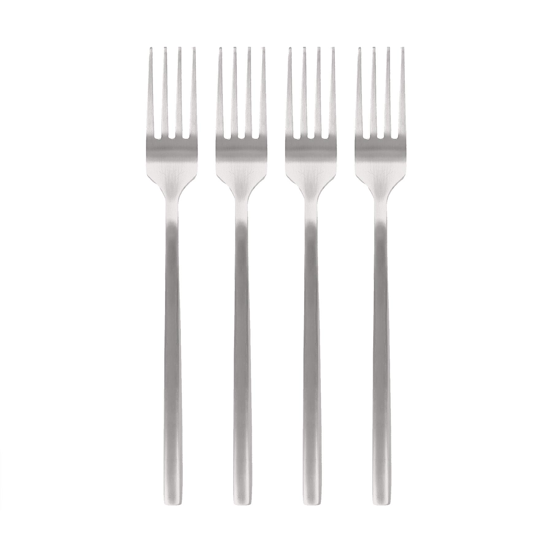 Stainless Steel Dinner Forks 19.5cm Quality Kitchen Dining Dessert Cutlery Set - Picture 37 of 38