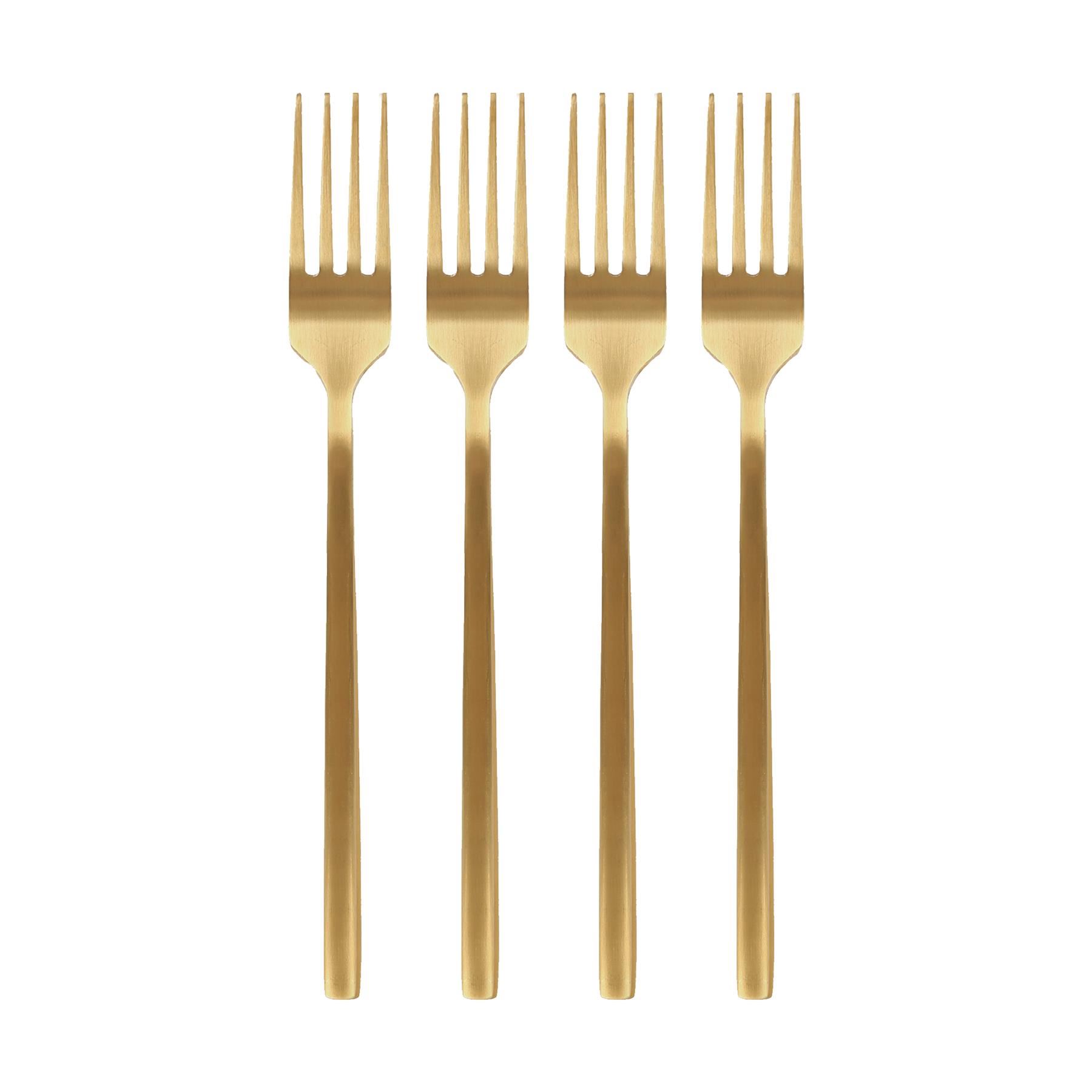 Stainless Steel Dinner Forks 19.5cm Quality Kitchen Dining Dessert Cutlery Set - Picture 28 of 38