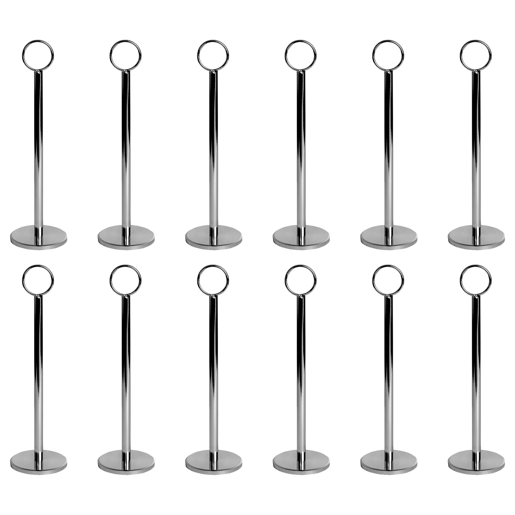 Table Number Holders Card Place Name Menu Photo Holder Numbers x12 eBay