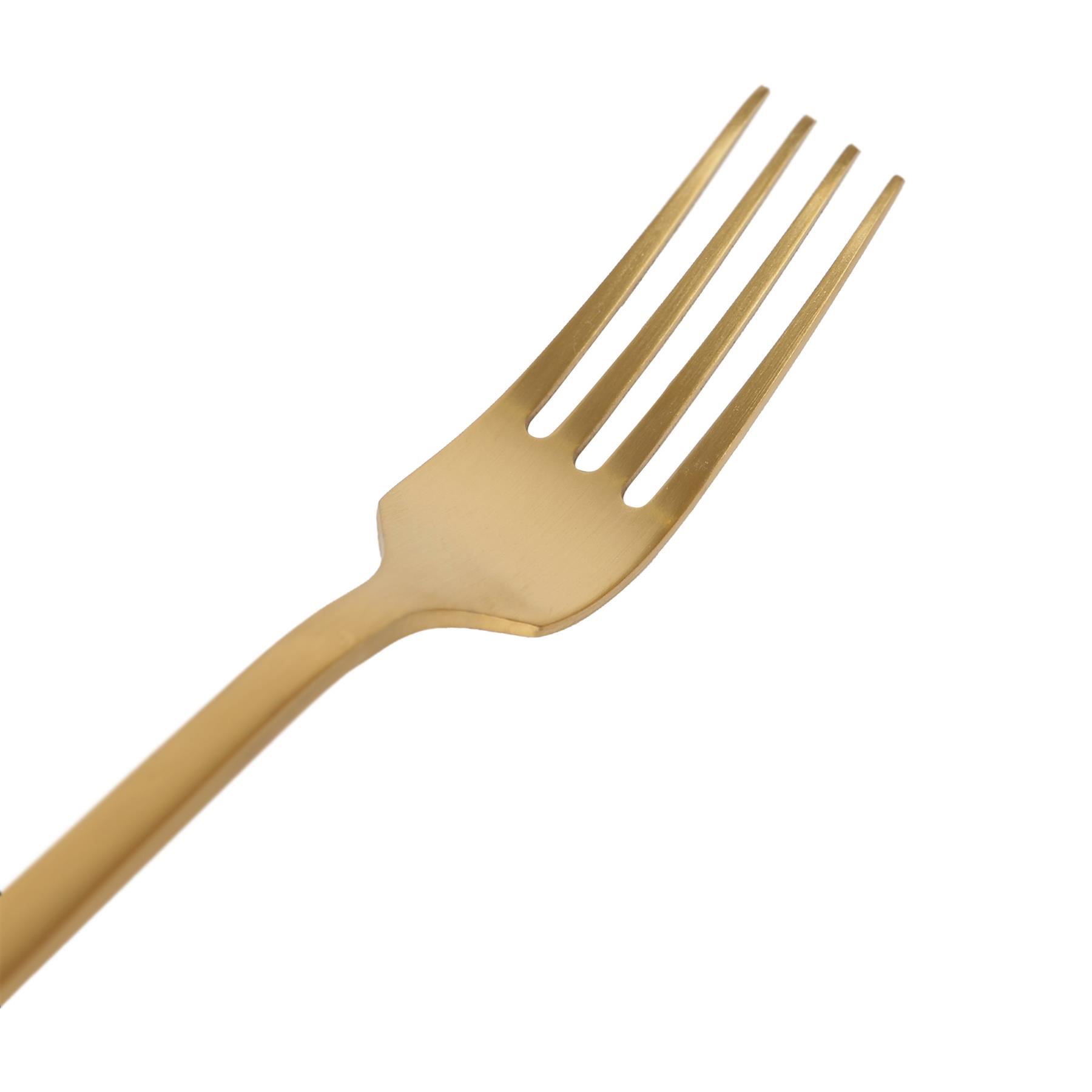 Stainless Steel Dinner Forks 19.5cm Quality Kitchen Dining Dessert Cutlery Set - Picture 27 of 38