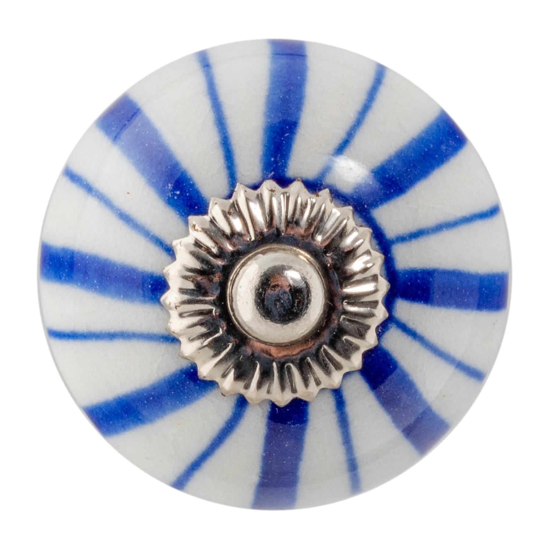 Door Knobs Ceramic Cupboard Drawer Pull Handle Floral Cabinet Knob 1/6/12/24PK - Picture 14 of 48