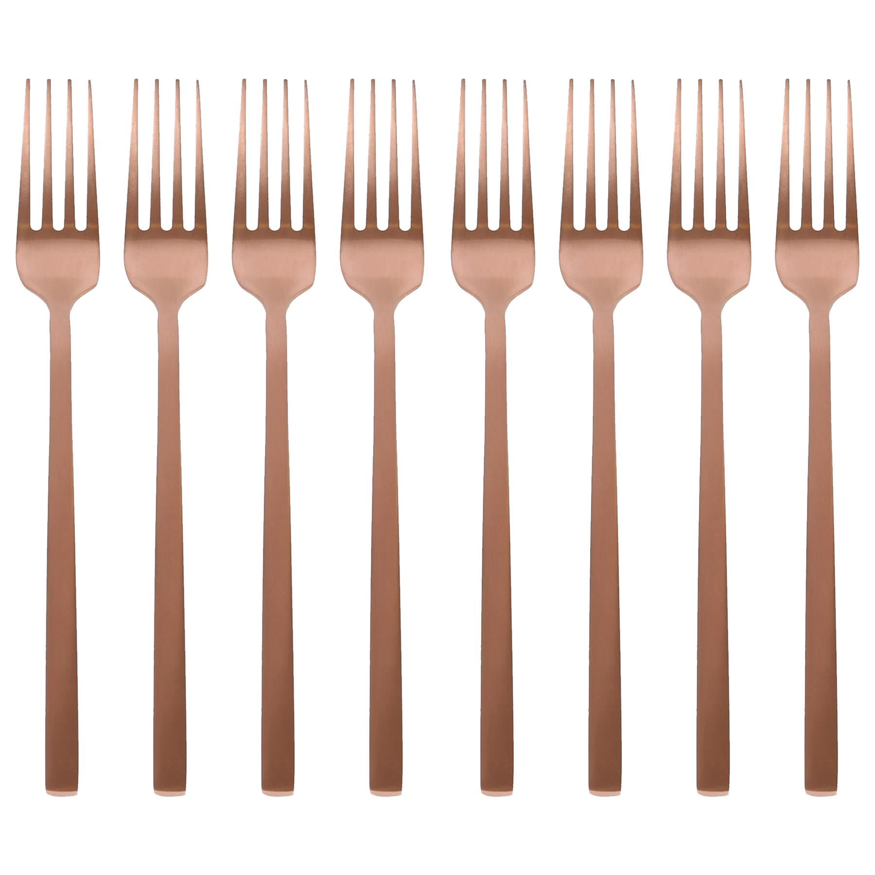 Stainless Steel Dinner Forks 19.5cm Quality Kitchen Dining Dessert Cutlery Set - Picture 20 of 38