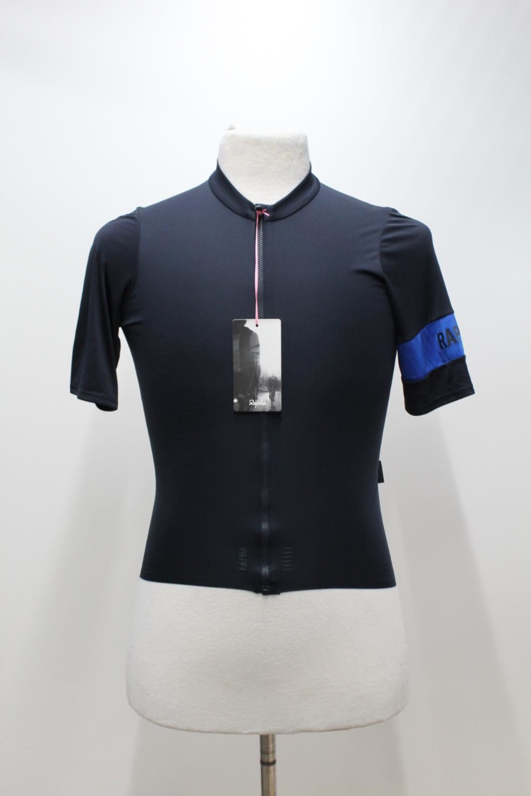 RAPHA MEN'S DARK Navy Blue Pro Team Flyweight Short Sleeve Cycling
