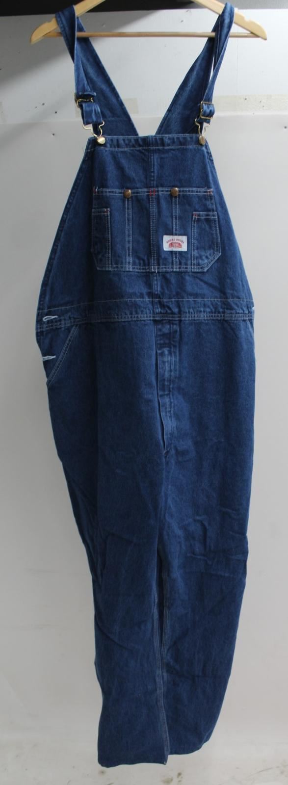 vidaXL Mens Bib Overalls Heavy Duty Working Trousers Dungarees Size XXL Blue