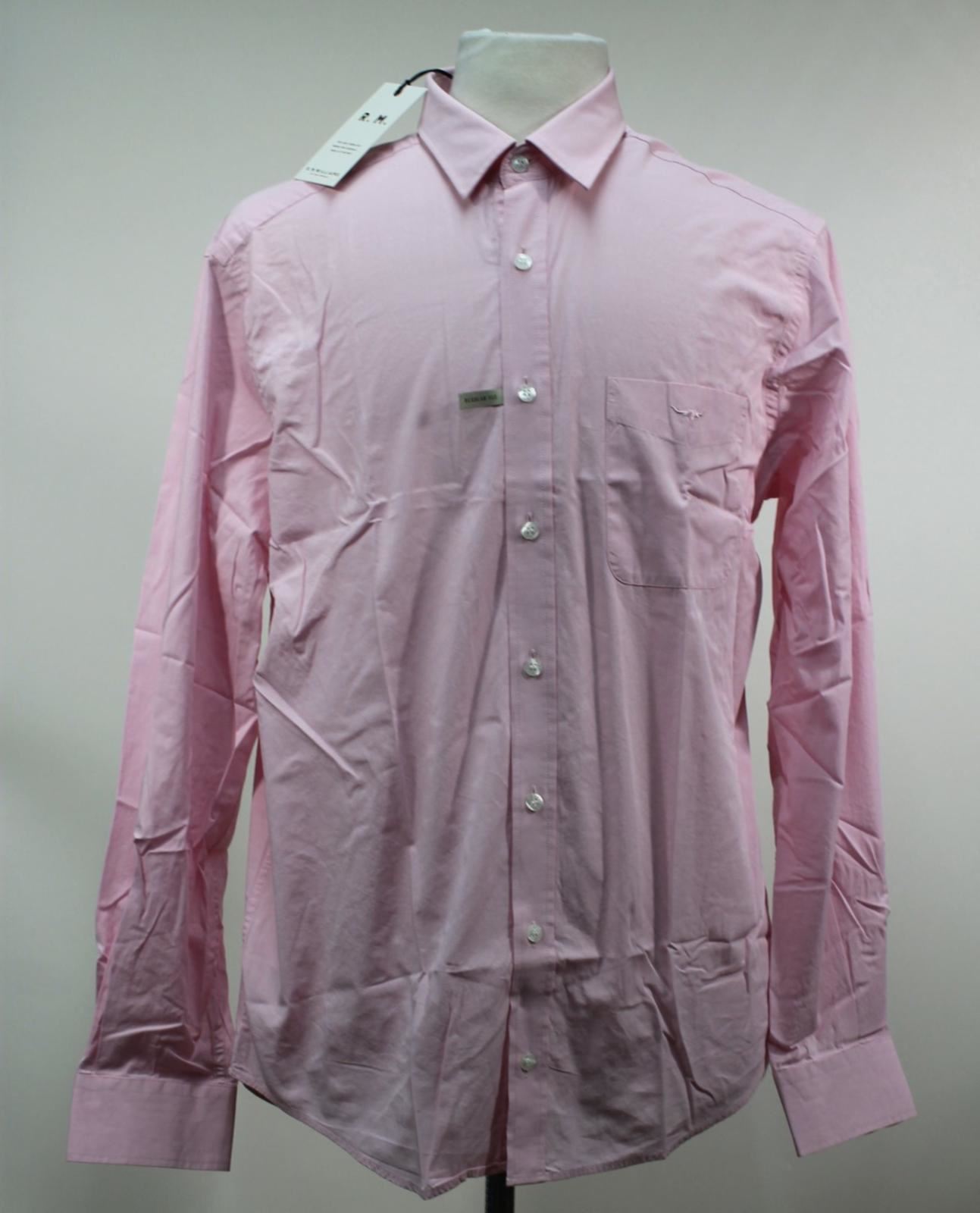 BNWT R. M. Williams uomo rosa Cotone Camicia Camicia Camicia a Maniche Lunghe Con Colletto Taglia 3XL 446cbe BNWT R. M. Williams uomo rosa Cotone Camicia Camicia Camicia a Maniche Lunghe Con Colletto Taglia 3XL 446cbe
