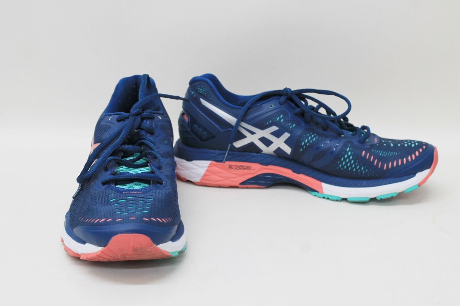 Fit para marino y deporte de Eu40 Asics Zapatillas rosa Uk7 azul con damas cordones Fluid tamaño B4RvYw