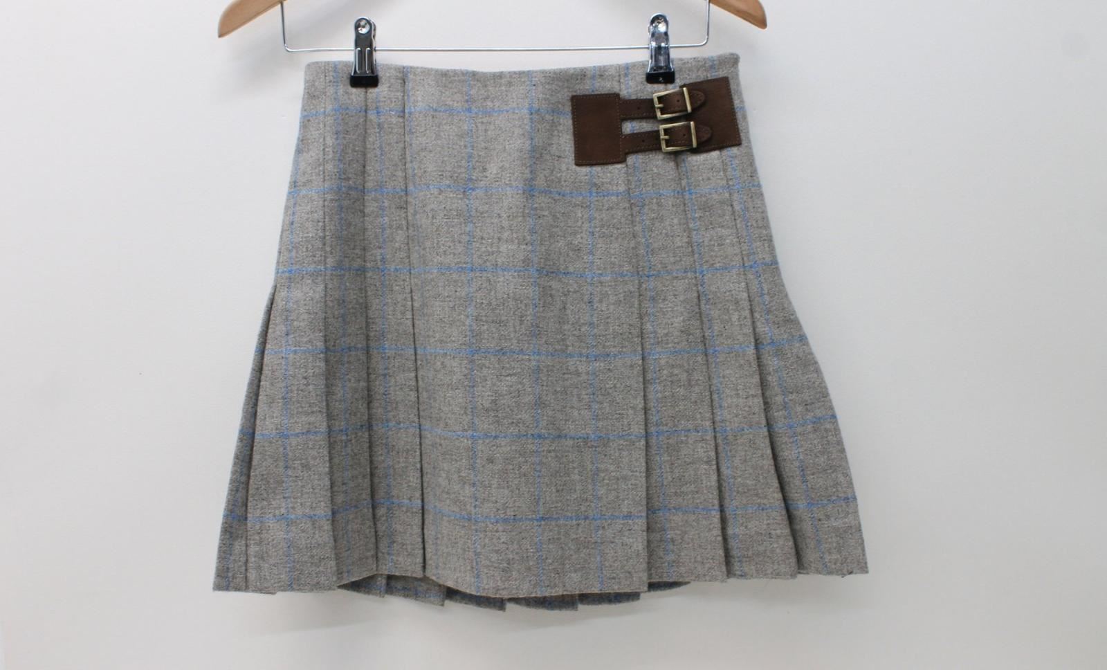 BNWT DUBARRY Ladies grau Tweed Wool Buckle Buckle Buckle Detail Pleated Mini Skirt UK8 a36f68 BNWT DUBARRY Ladies grau Tweed Wool Buckle Buckle Buckle Detail Pleated Mini Skirt UK8 a36f68