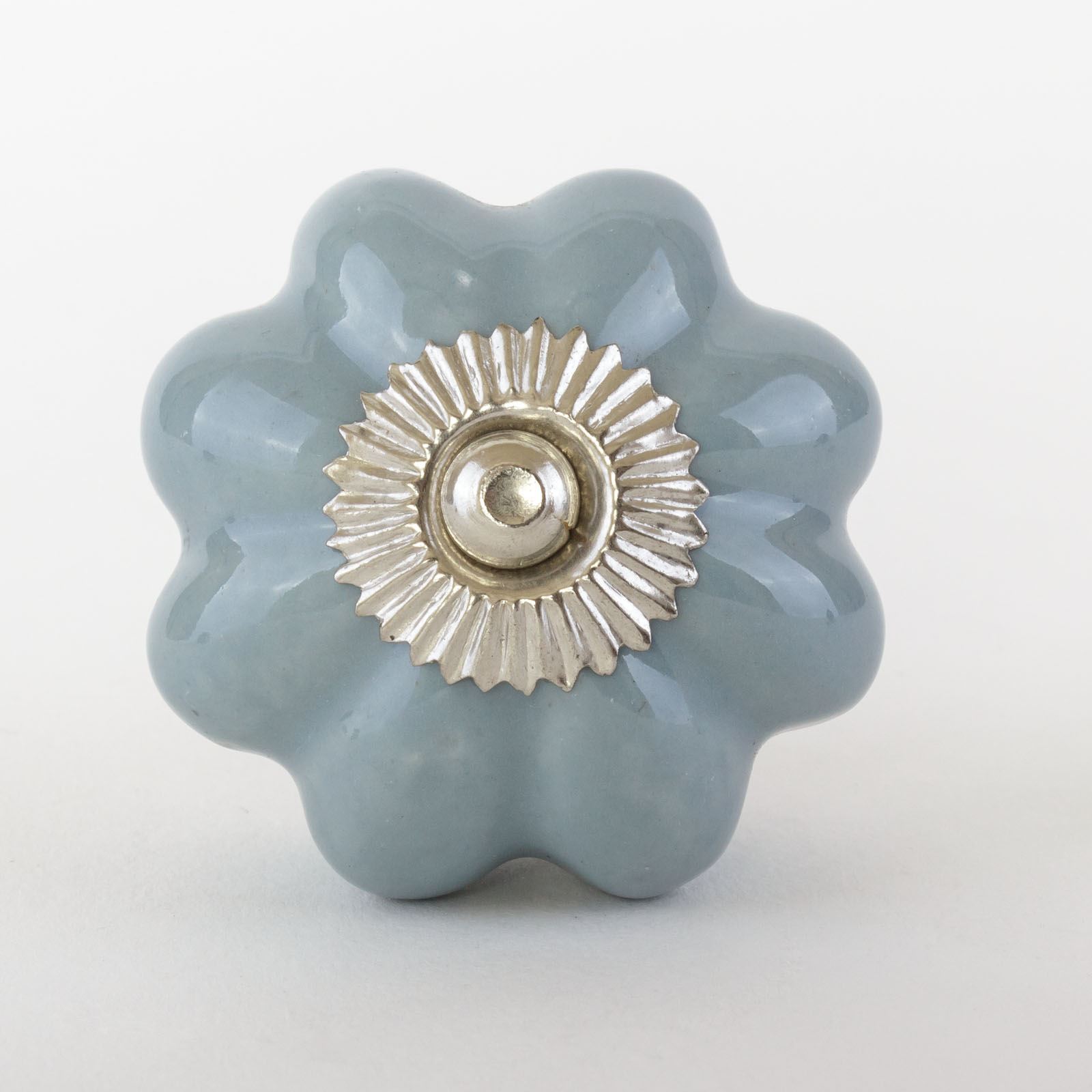 Black White Silver Grey Ceramic Door Knobs Handles Furniture Drawer