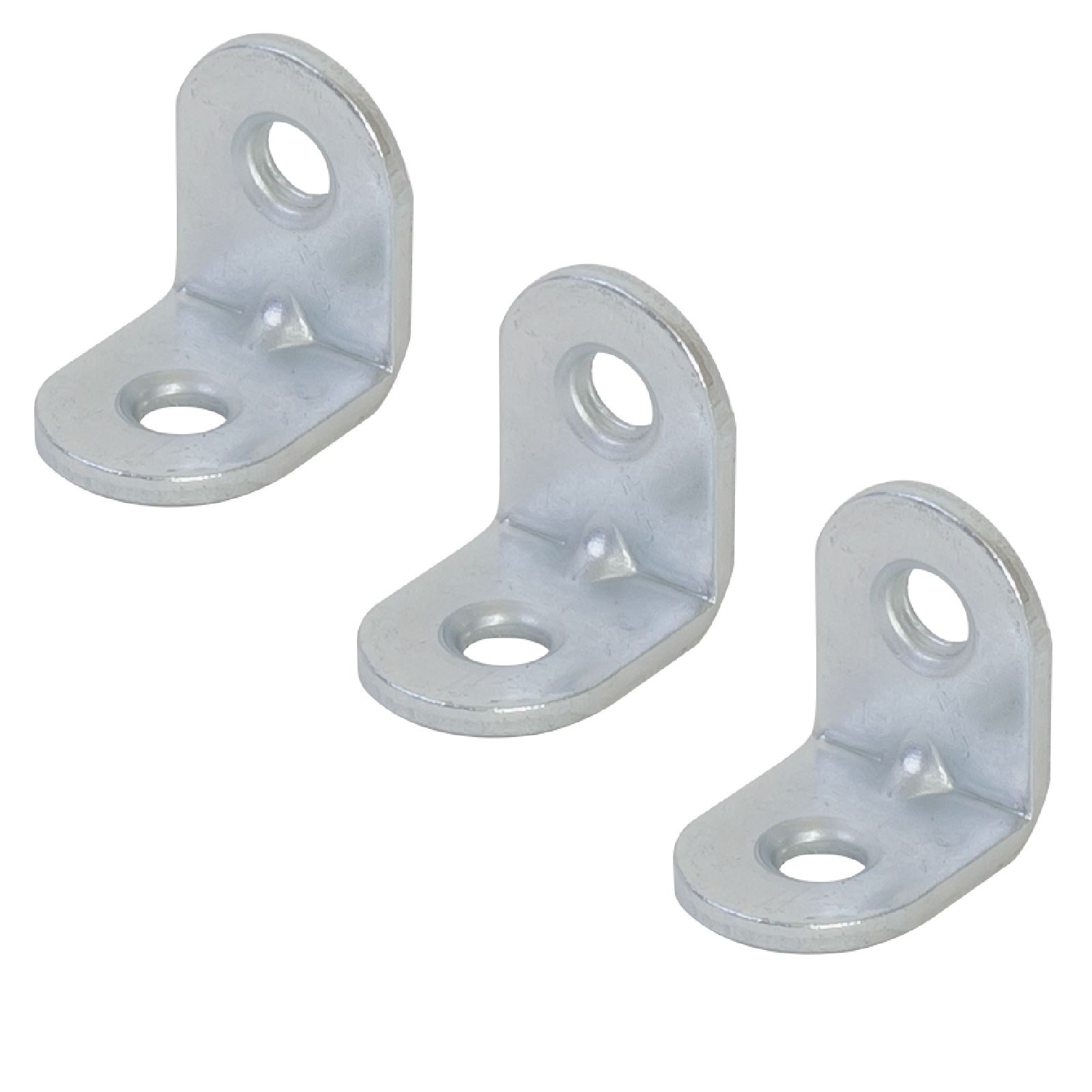 20mm Reinforced L Shape Metal 90 degrees Fixing Brackets Worktop Repair