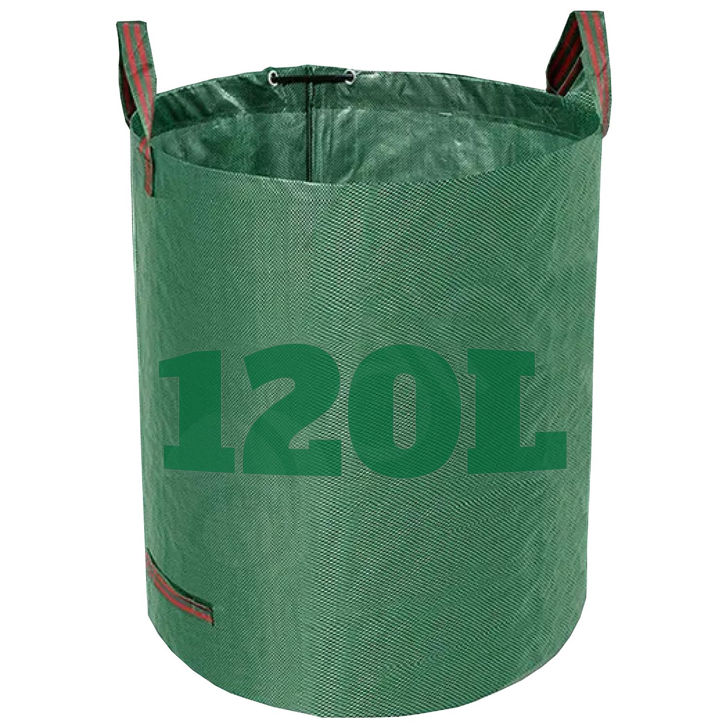 Garden Waste Bags Heavy Duty Waterproof Strong Reusable Sacks 120L 272L 500L - Bild 13 von 33