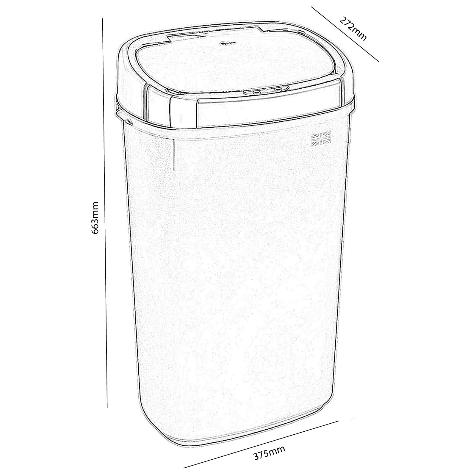 Automatic Kitchen Waste Bin Home Office Sensor Touchless Various Sizes & Colours - Picture 112 of 179