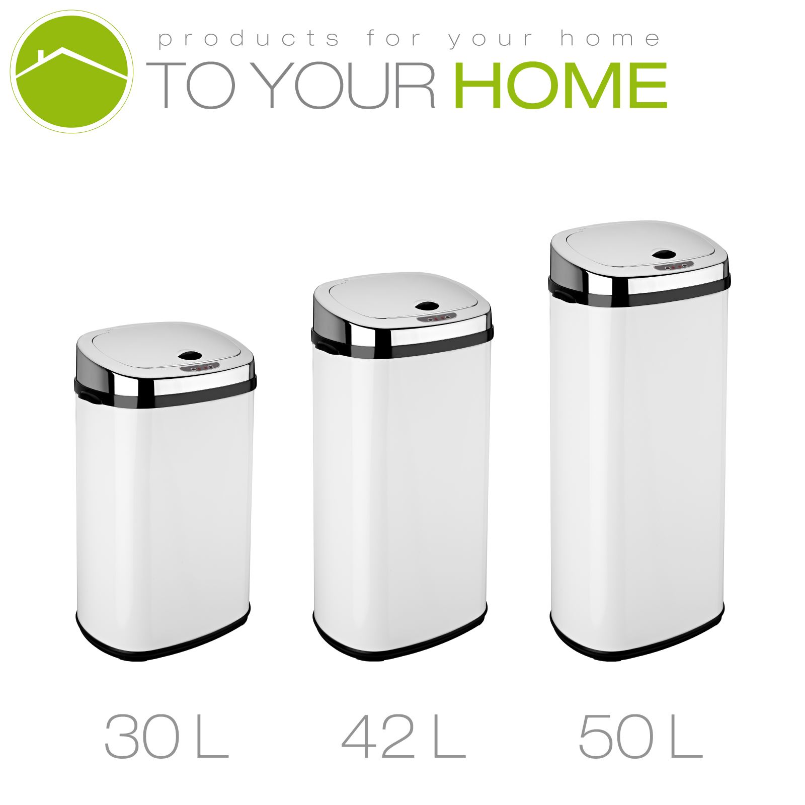 Automatic Kitchen Waste Bin Home Office Sensor Touchless Various Sizes & Colours - Picture 132 of 179