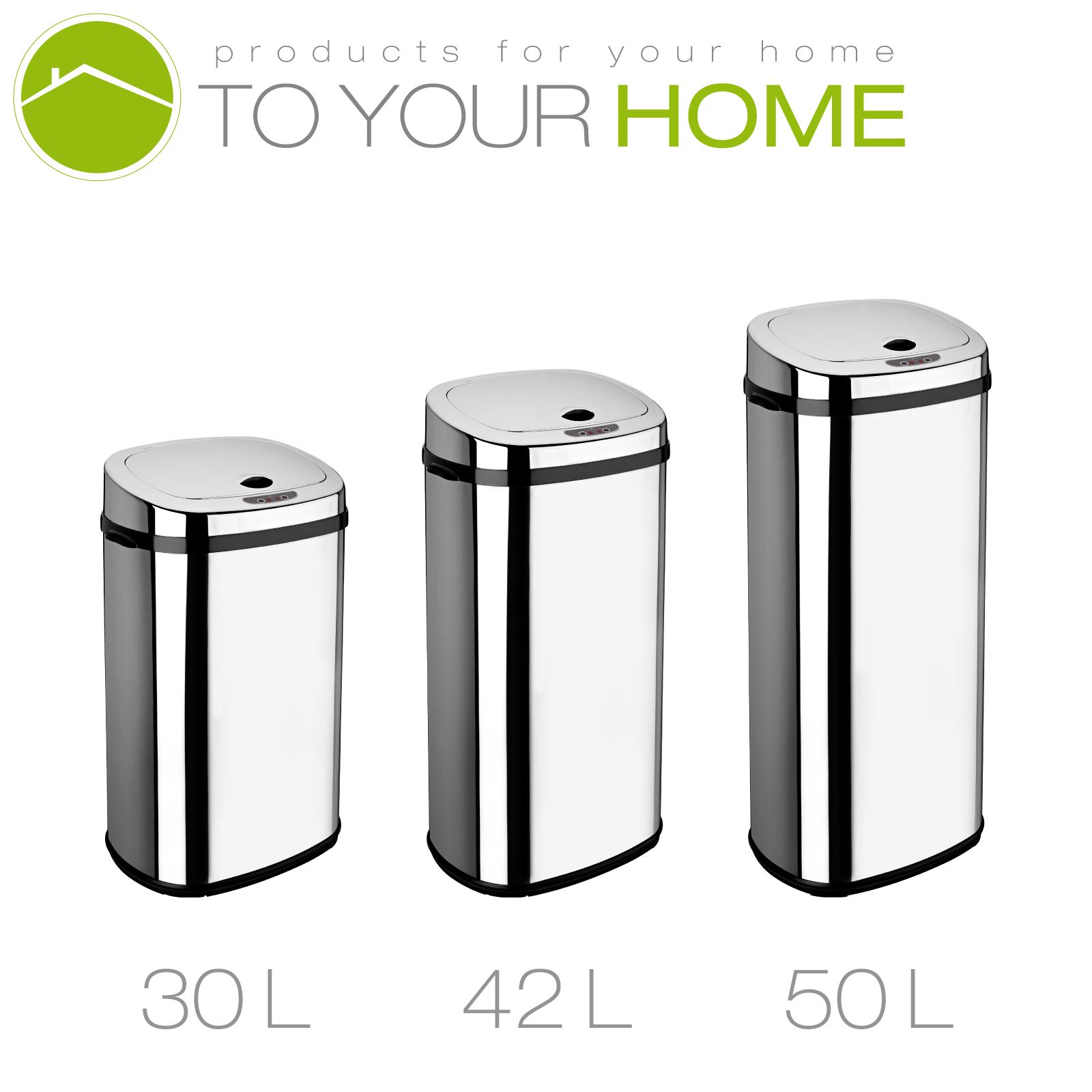 Automatic Kitchen Waste Bin Home Office Sensor Touchless Various Sizes & Colours - Picture 127 of 179