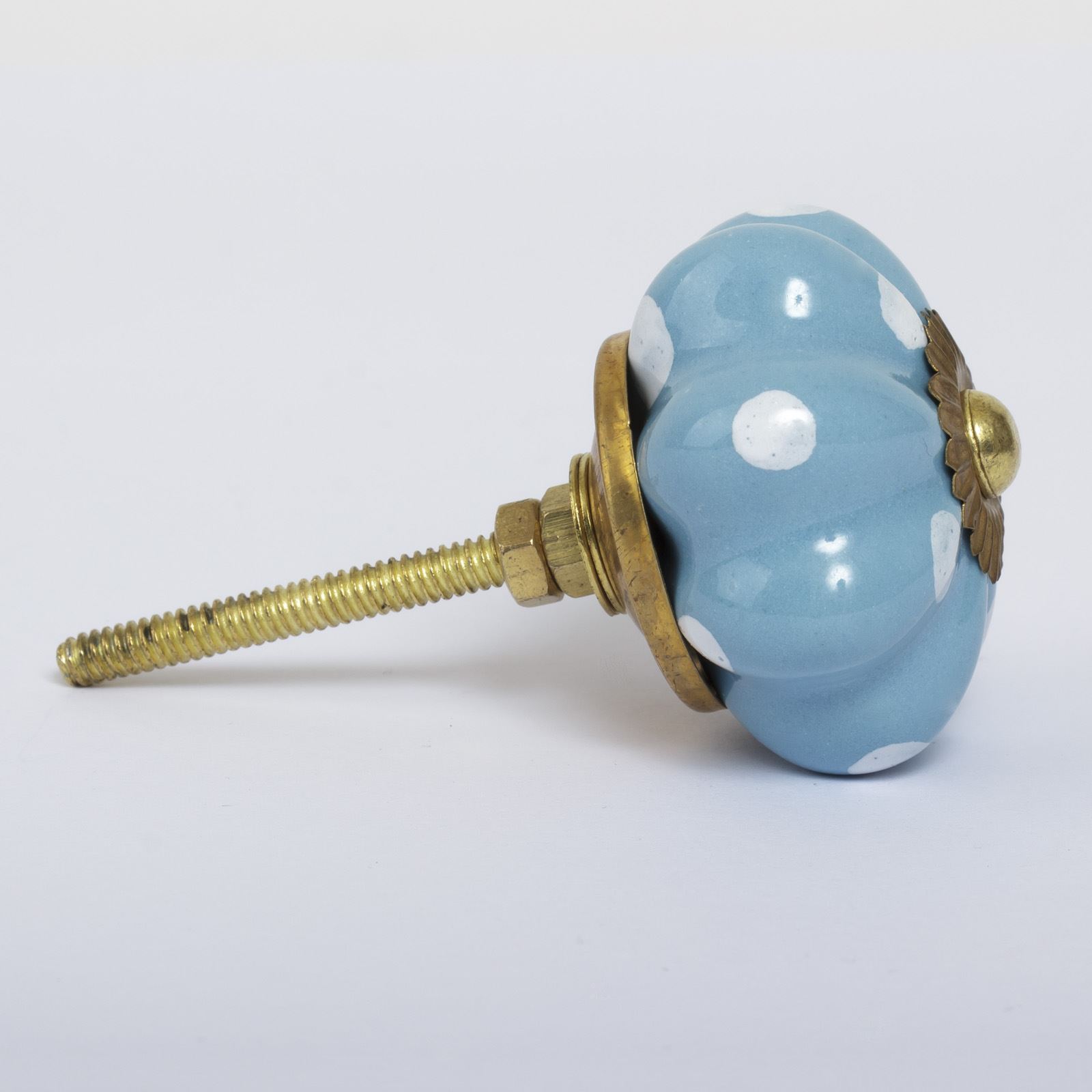 Blue White Navy Ceramic Door Knobs Handles Furniture Drawer Pulls