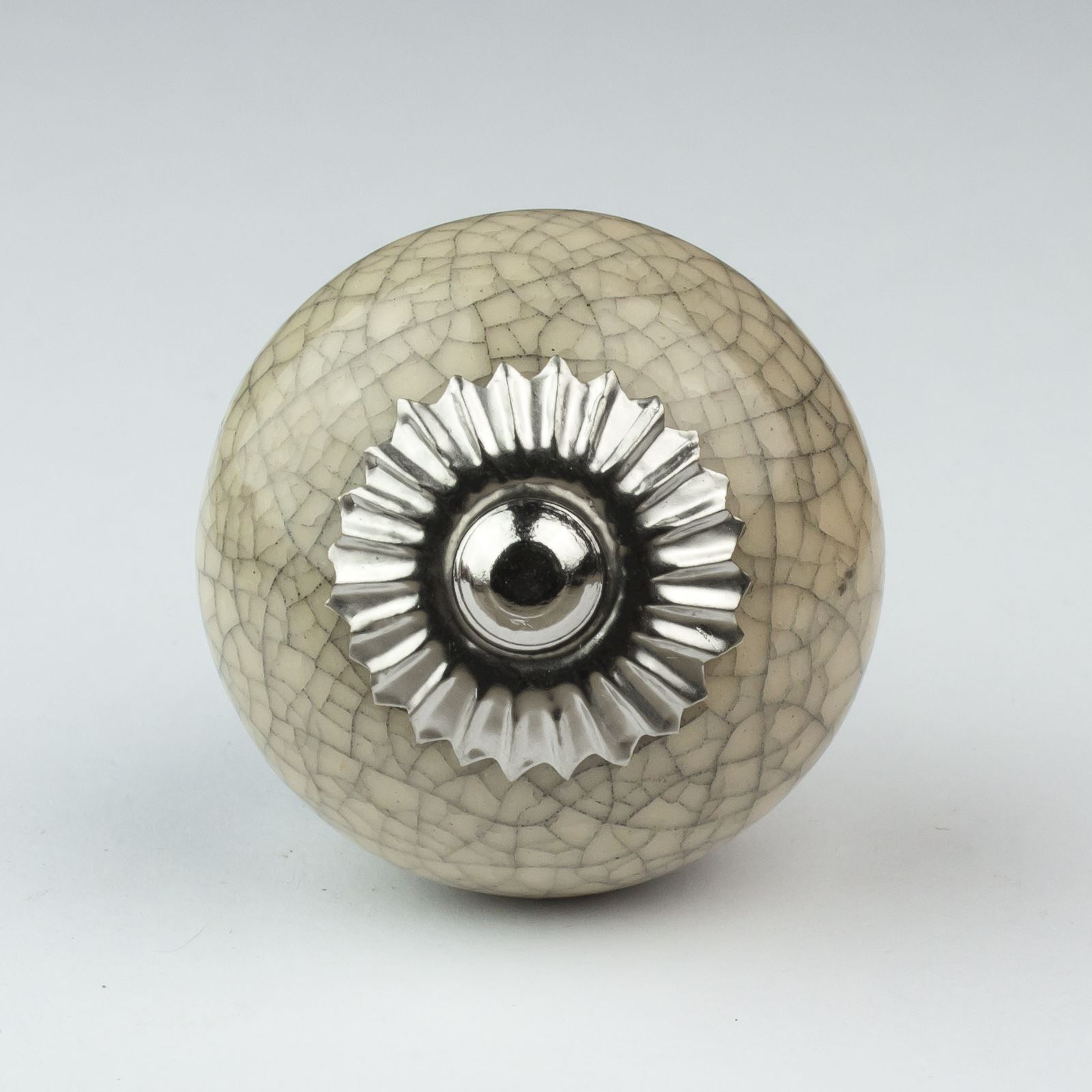 Black White Silver Grey Ceramic Door Knobs Handles Furniture Drawer