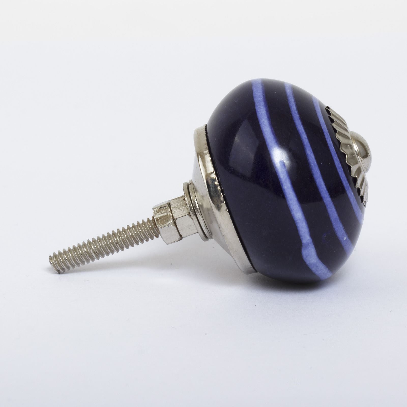 Blue White Navy Ceramic Door Knobs Handles Furniture Drawer Pulls