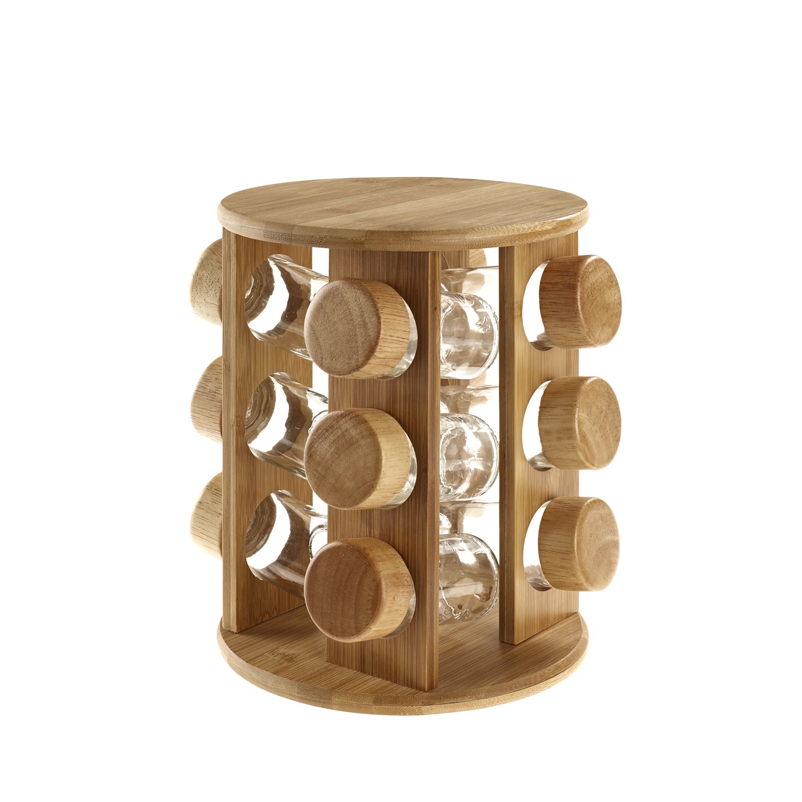 diy revolving spice rack wooden rotating revolving bamboo spice rack glass jars gift for kitchen him ebay diy revolving spice rack wooden rotating revolving bamboo spice rack glass jars gift for kitchen him ebay