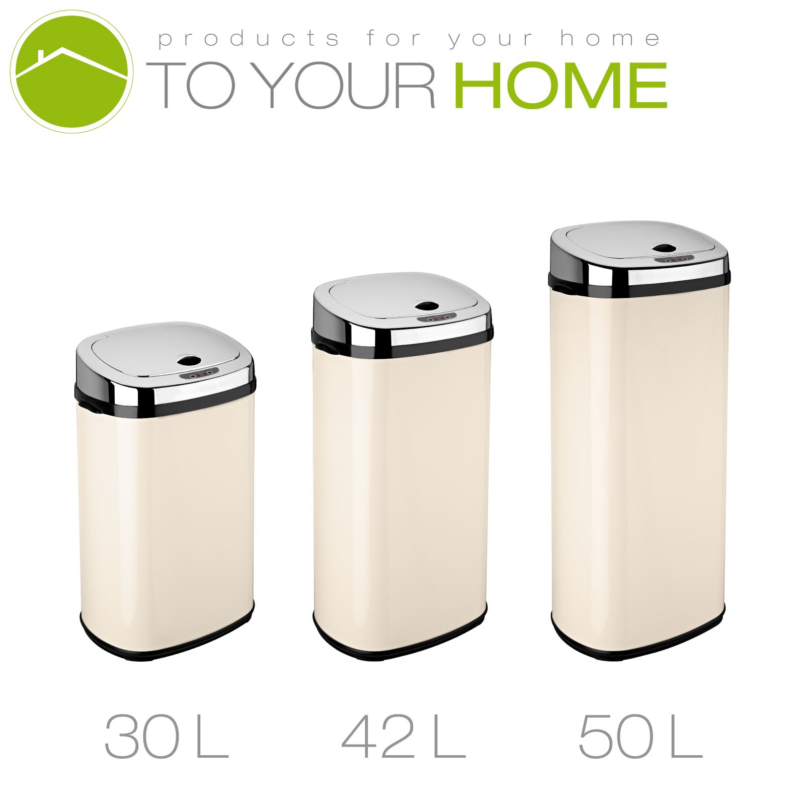 Automatic Kitchen Waste Bin Home Office Sensor Touchless Various Sizes & Colours - Picture 23 of 179