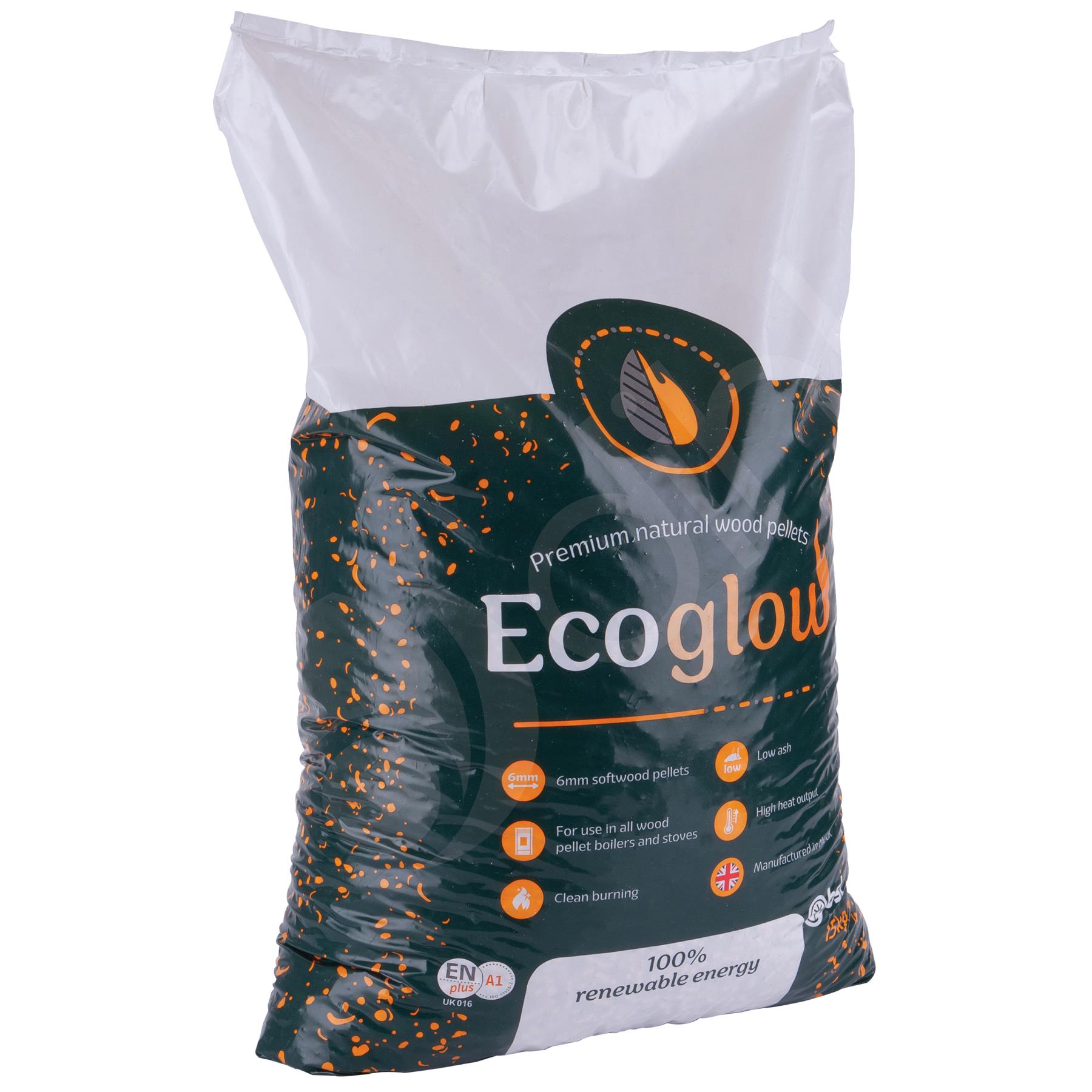Snowflake Ecoglow Wood Fuel Pellets For Pizza Oven Stove Heating BioFuel