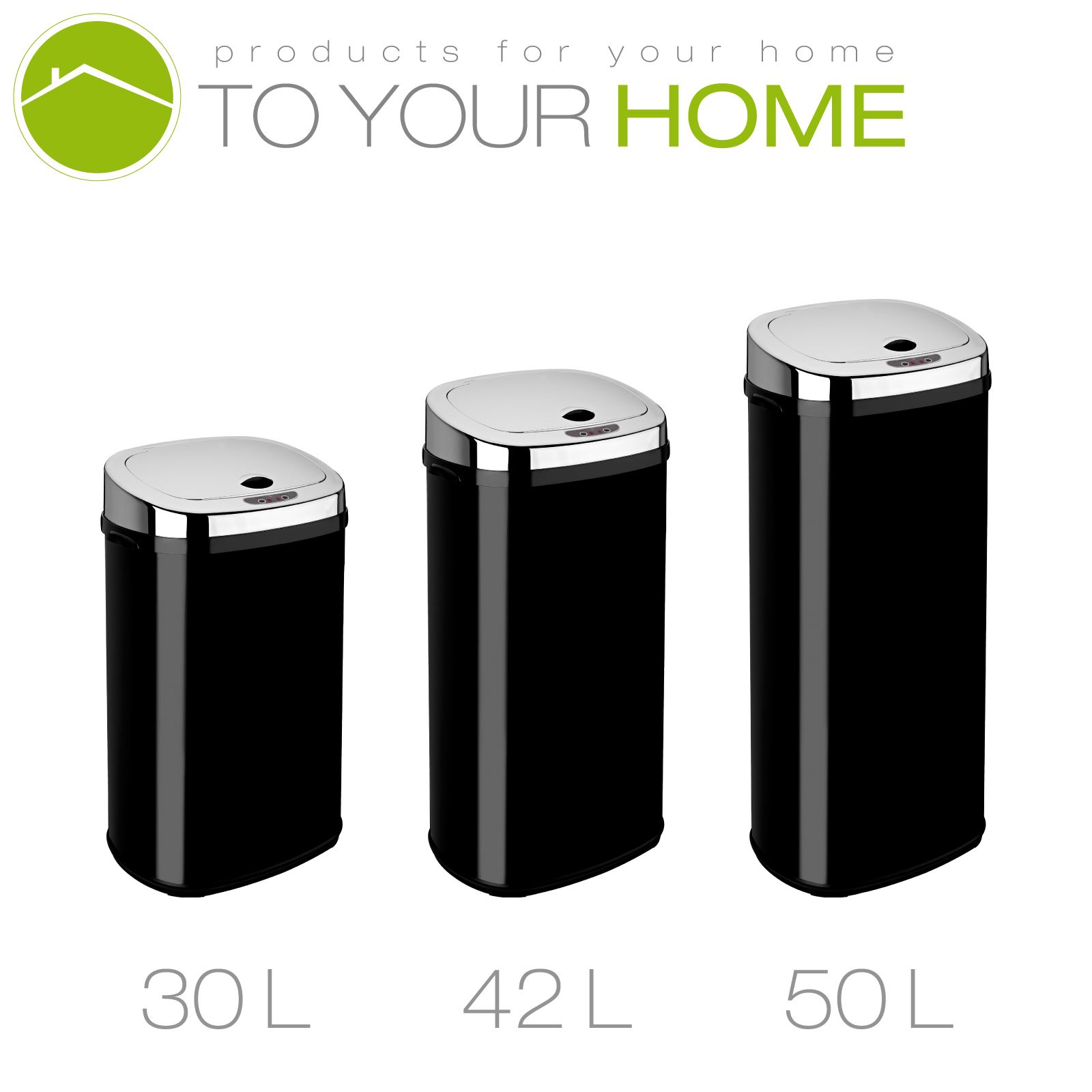 Automatic Kitchen Waste Bin Home Office Sensor Touchless Various Sizes & Colours - Picture 117 of 179