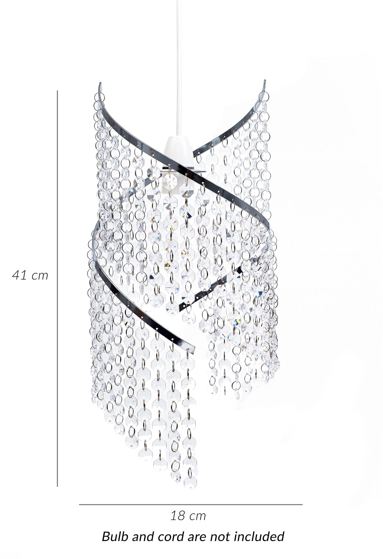 Modern Chandelier Ceiling Light Shades Acrylic Crystal Droplet Pendant Lampshade - Picture 79 of 92
