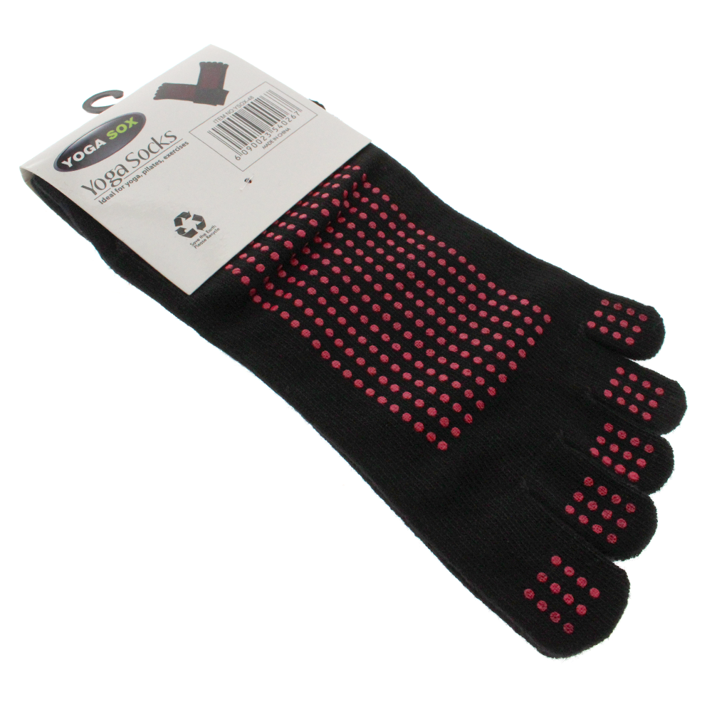 Yoga Socks Non Slip Ballet Sports Gym Exercise Grip Cotton Pilates For Women UK