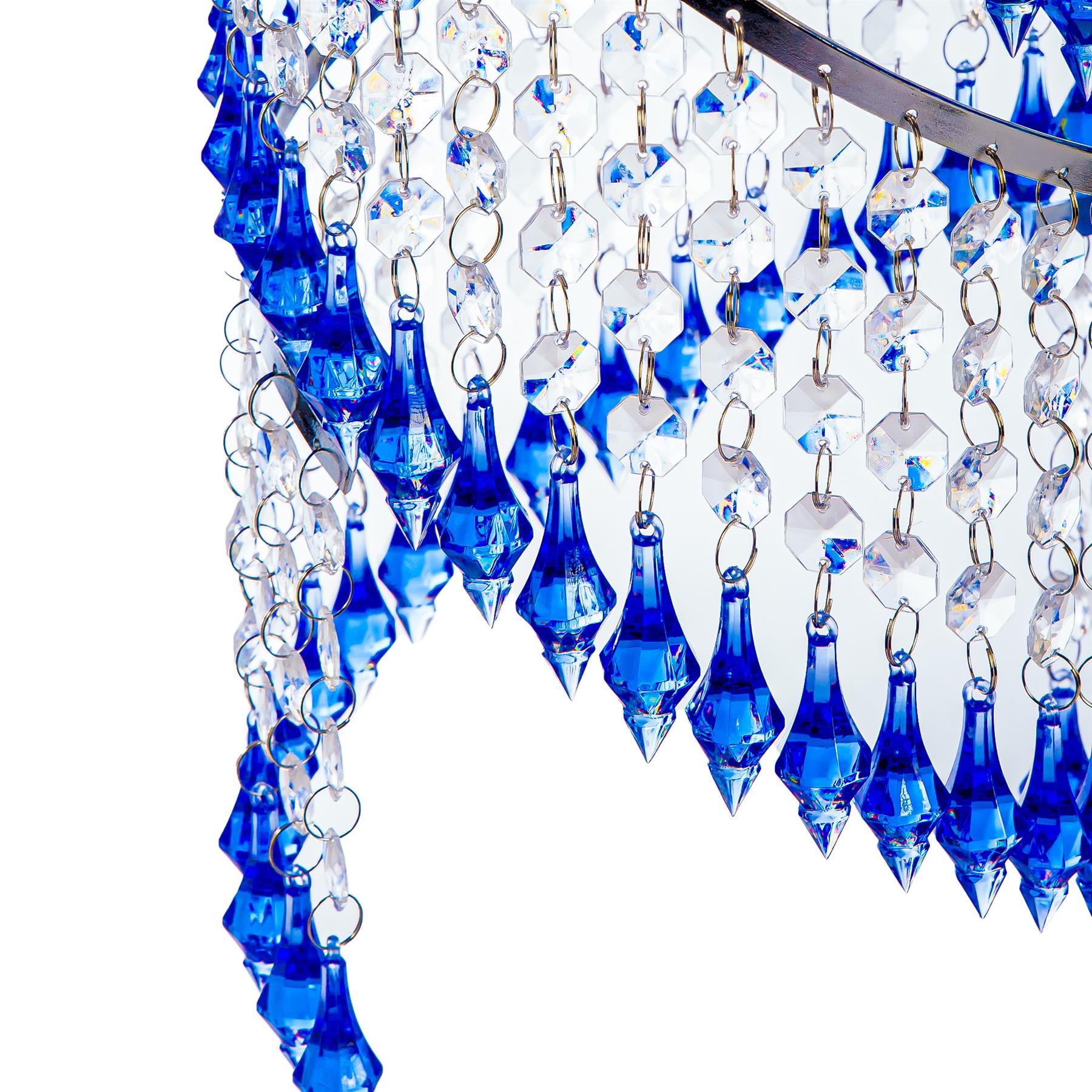 Modern Chandelier Ceiling Light Shades Acrylic Crystal Droplet Pendant Lampshade - Picture 87 of 92