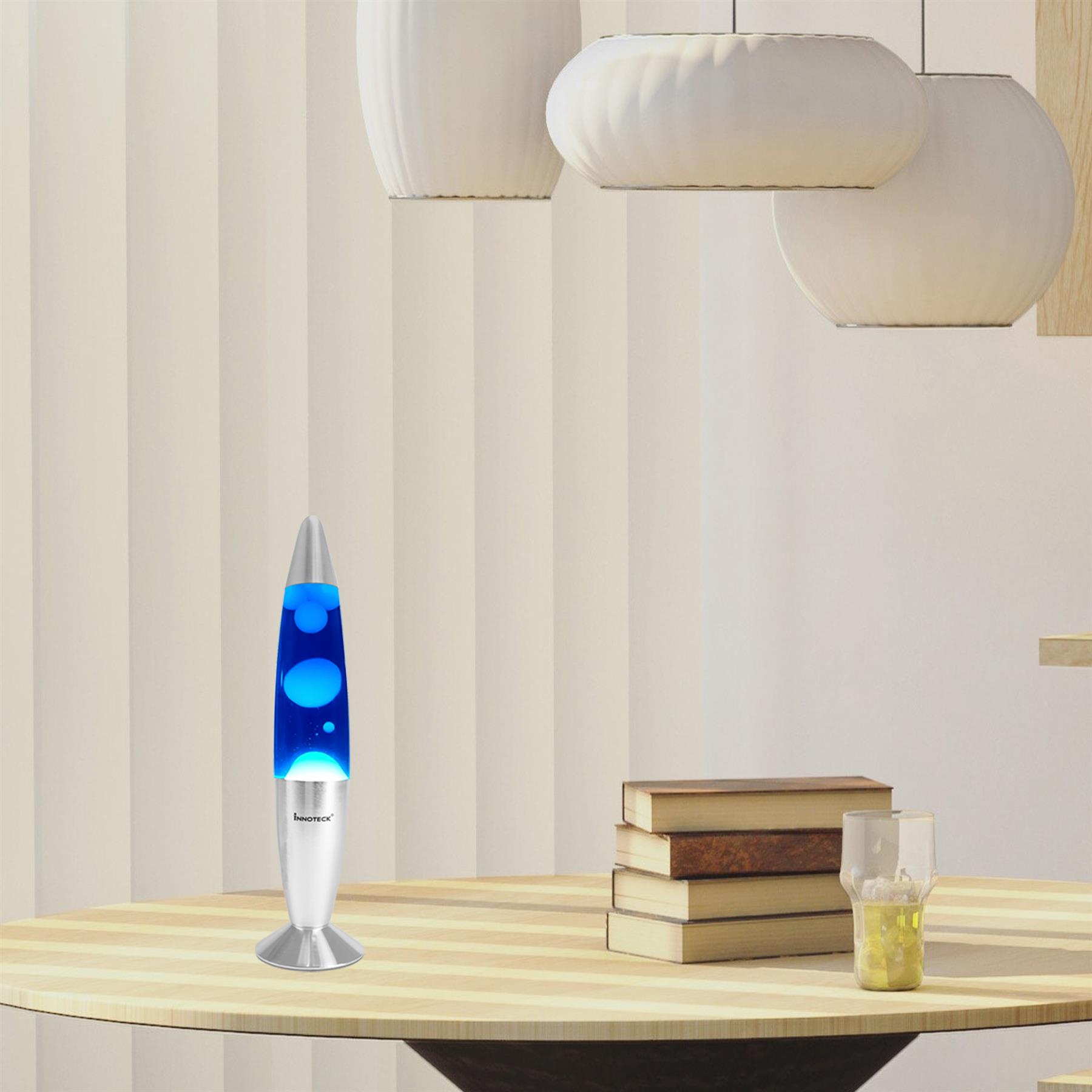Innoteck Contemporary 13'' Lava Lamp Night Light Peaceful Motion Relaxation - Picture 5 of 20